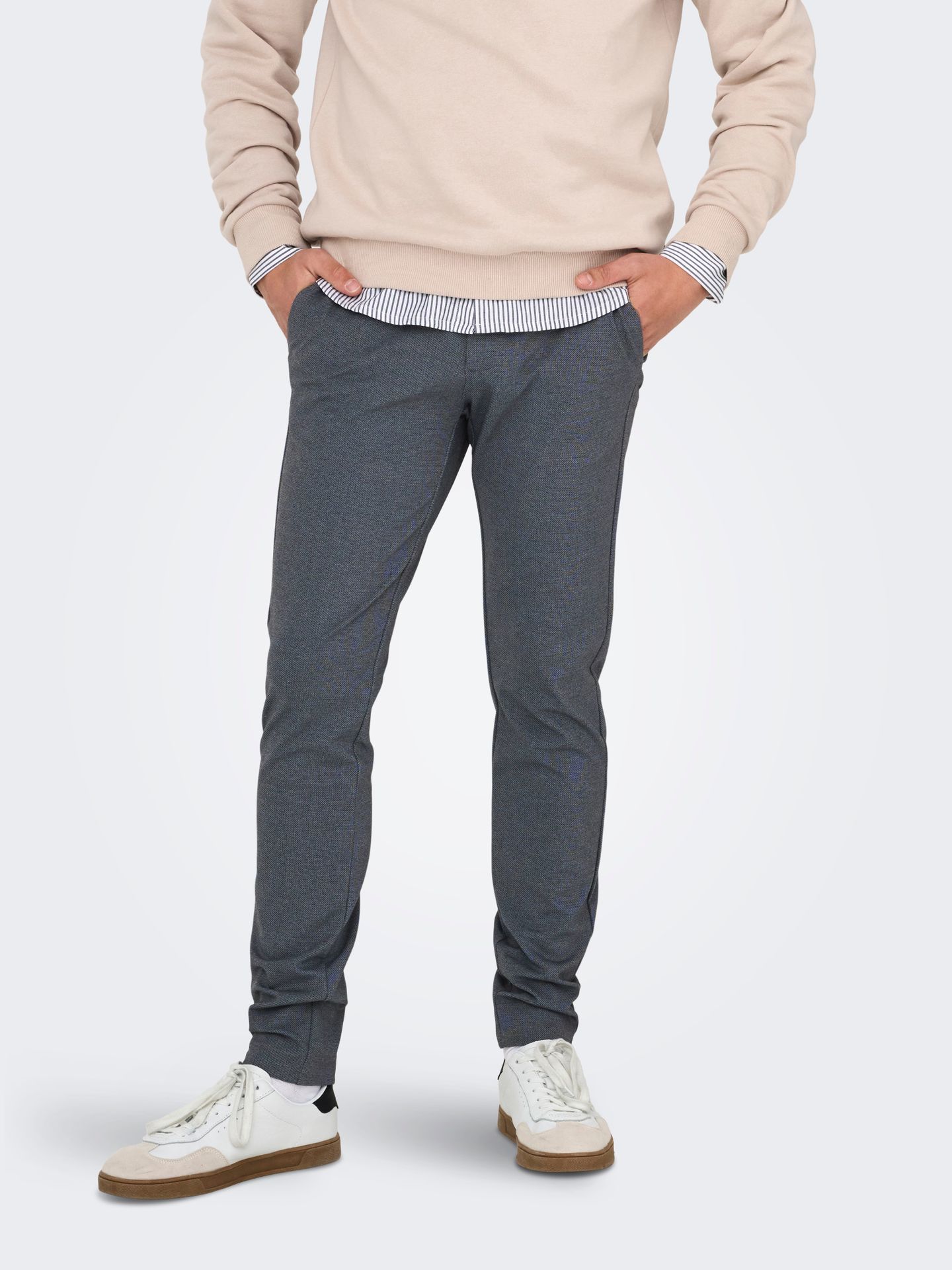 Only & Sons ONSMARK SLIM DITSY 020934 PANT NOOS Dark Navy 00111220-EKA26011400000275