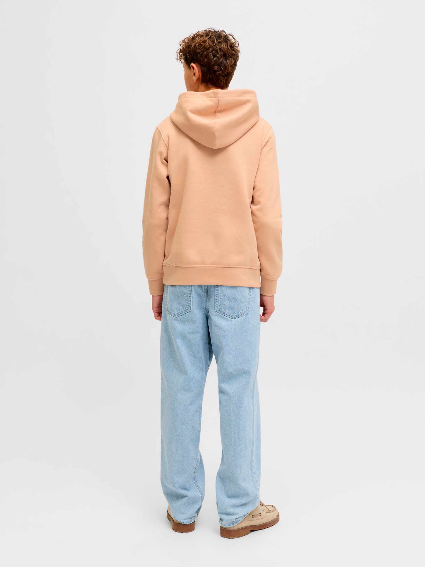 Jack & Jones JJESOHO SWEAT HOOD NOOS JNR Beach Sand 2900162583039