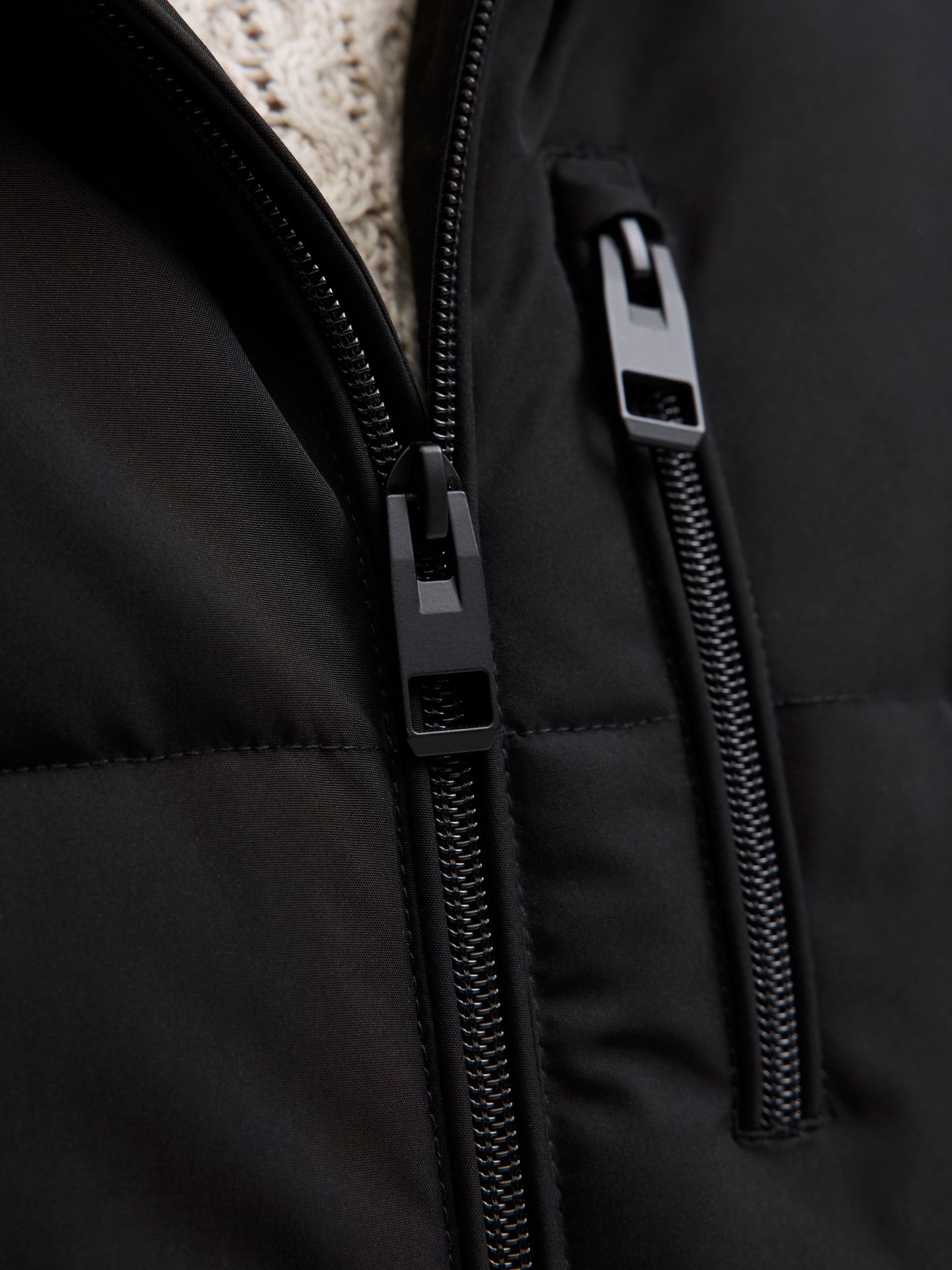 Jack & Jones JJEOWEN PUFFER SN JNR Black/LOOSE 2900152555015