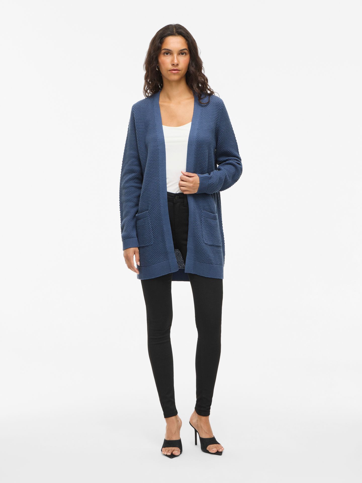 vila VIDALO L/S KNIT CARDIGAN- NOOS Vintage Indigo 2900158872031 vila VIDALO L/S KNIT CARDIGAN- NOOS Vintage Indigo 2900158872031