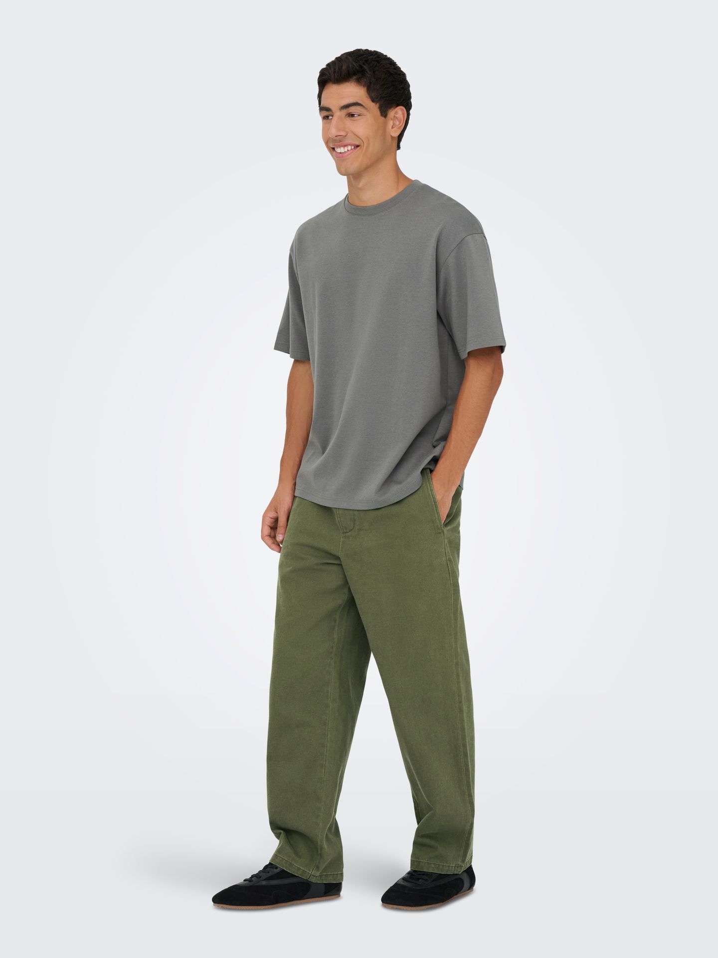 Only & Sons ONSCASPIAN AIRFLEX AUT SS TEE NOOS Castor Gray 2900162727013