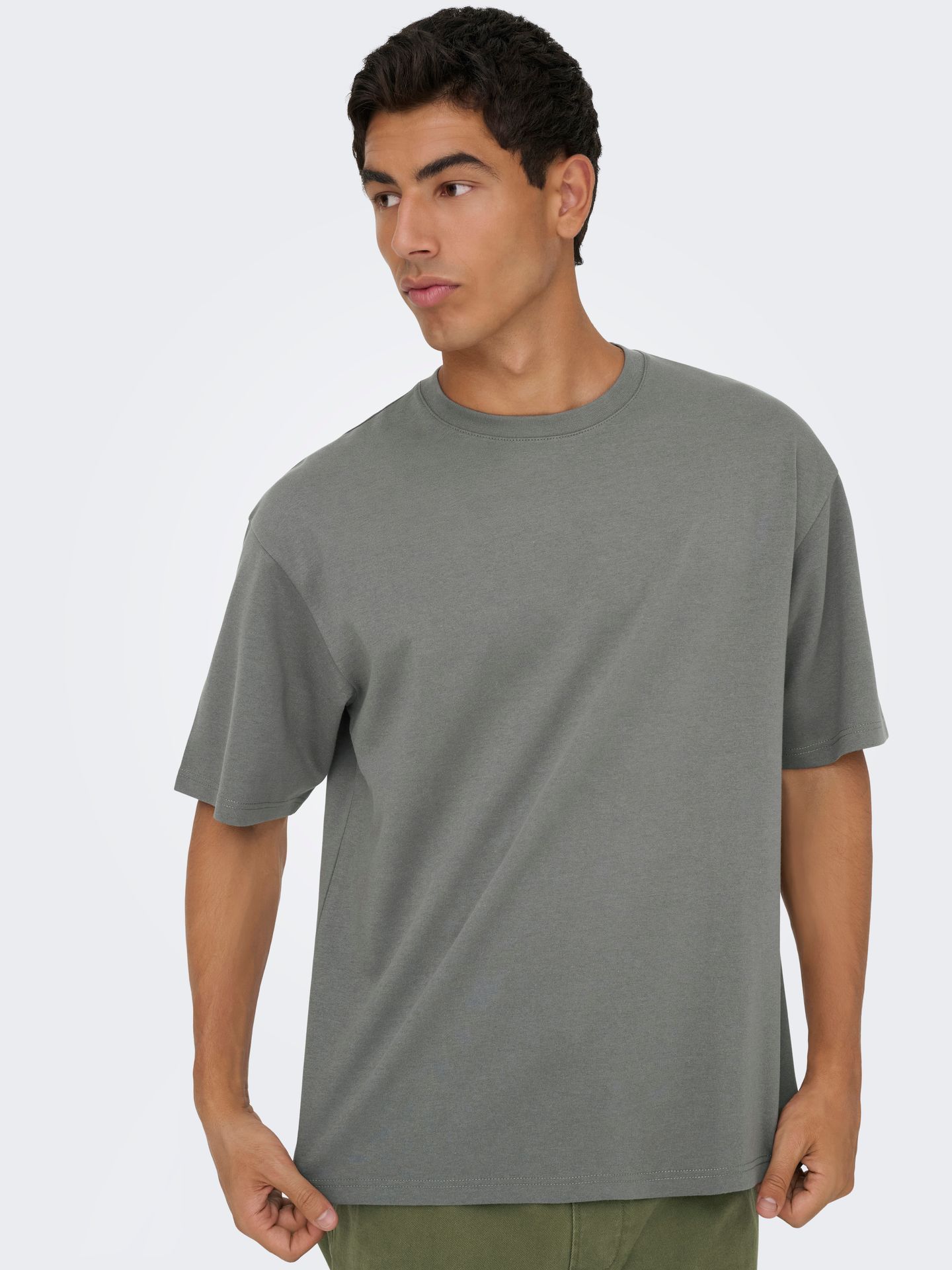 Only & Sons ONSCASPIAN AIRFLEX AUT SS TEE NOOS Castor Gray 2900162727013