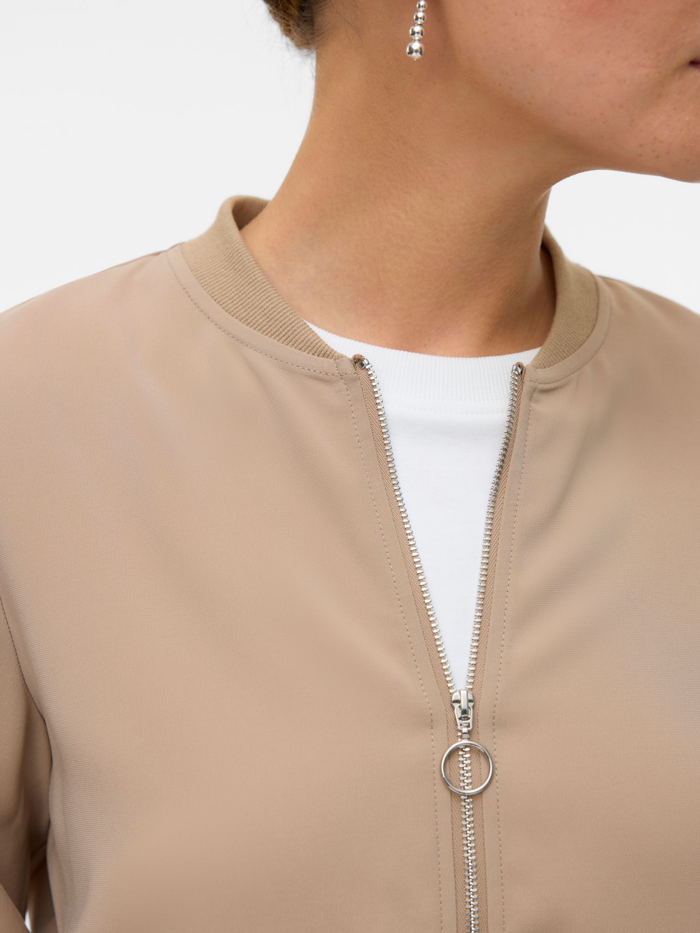 Vero Moda VMCOCO L/S BOMBER GA NOOS Silver Mink 2900158746059