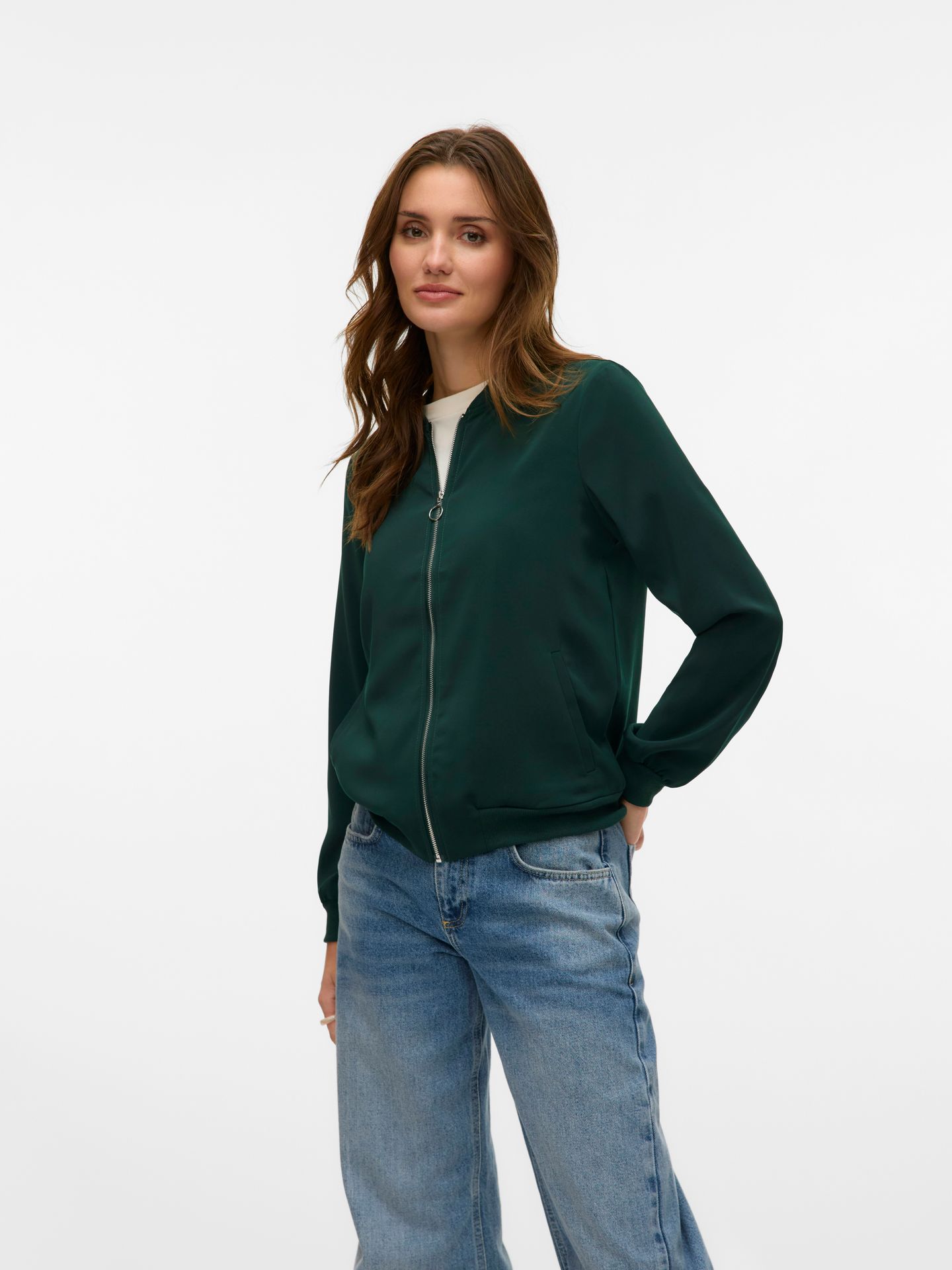 Vero Moda VMCOCO L/S BOMBER GA NOOS Pine Grove 00111339-EKA26011400000959