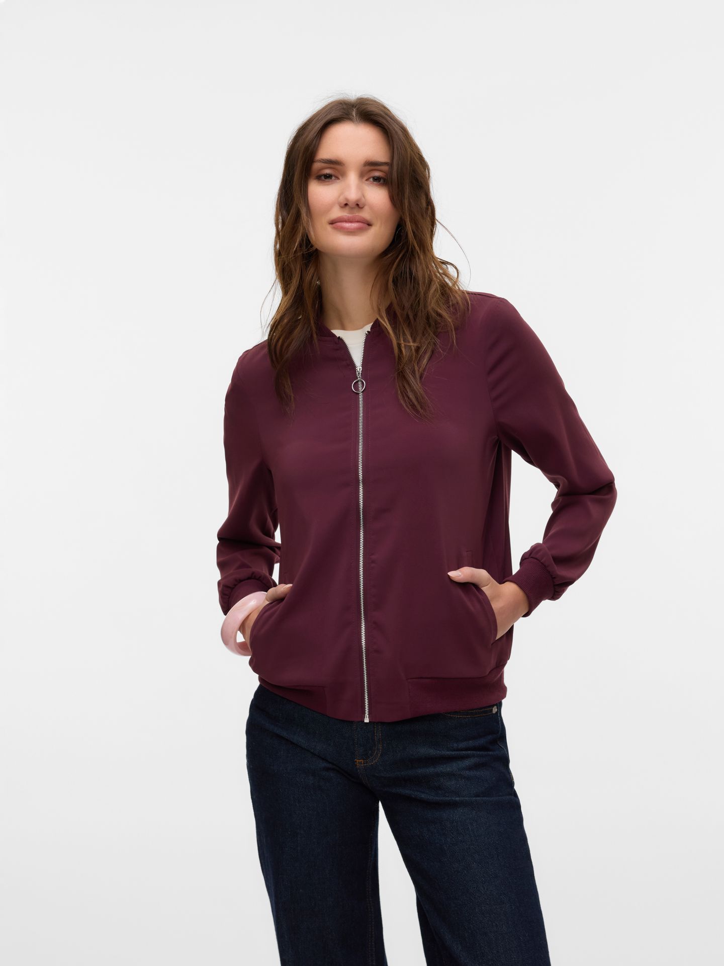 Vero Moda VMCOCO L/S BOMBER GA NOOS Winetasting 00111339-EKA26011400003045
