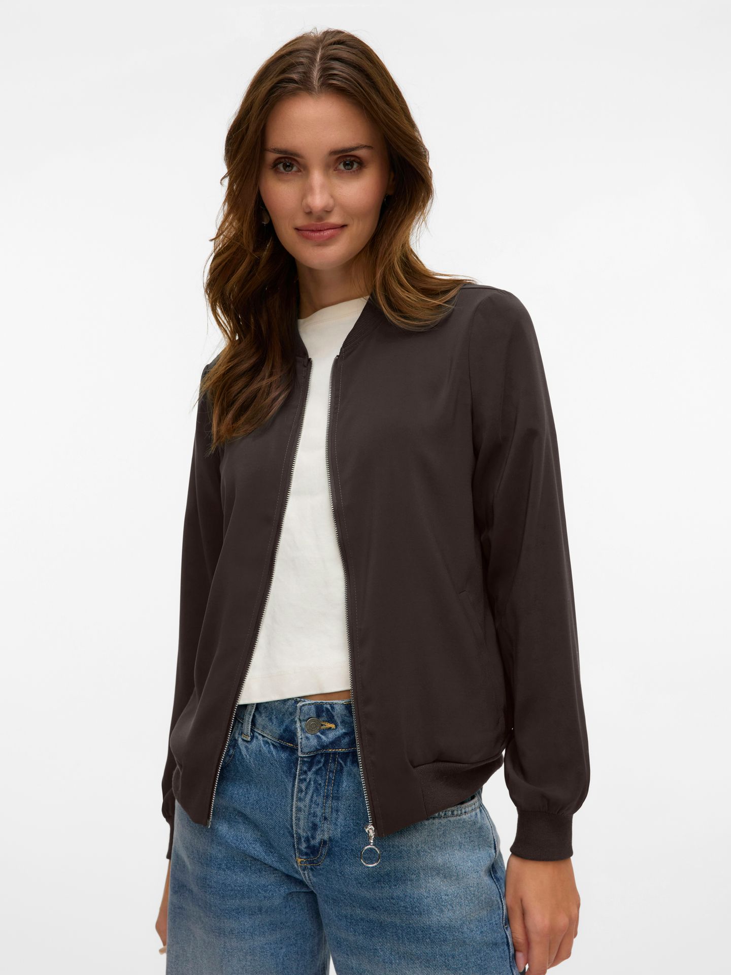 Vero Moda VMCOCO L/S BOMBER GA NOOS Chocolate Torte 00111339-EKA26011400003061