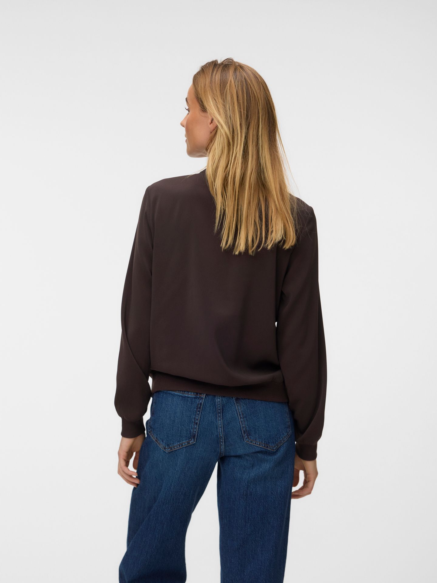 Vero Moda VMCOCO L/S BOMBER GA NOOS Chocolate Torte/MELANGE 2900168923044