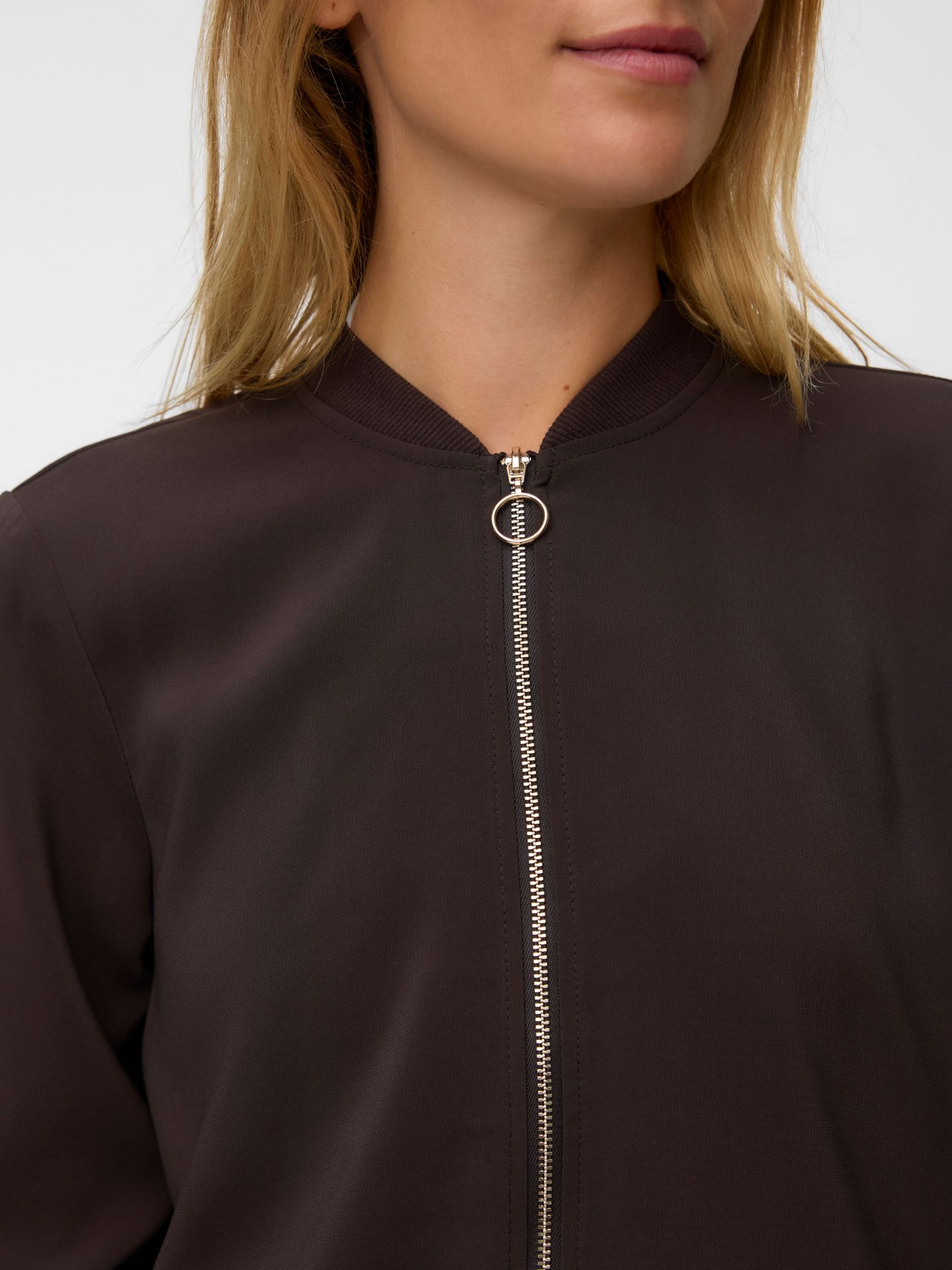 Vero Moda VMCOCO L/S BOMBER GA NOOS Chocolate Torte/MELANGE 2900168923044