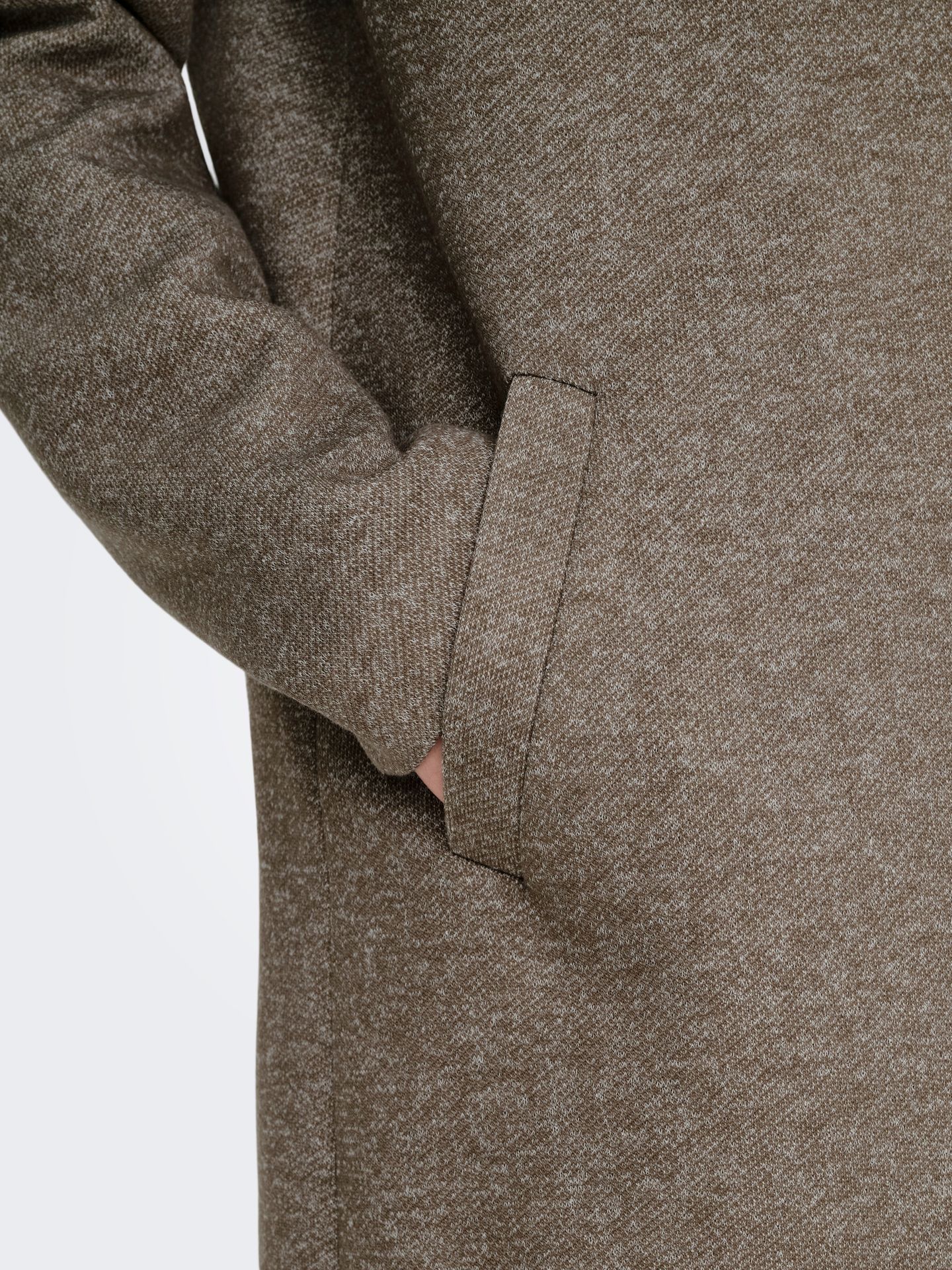 Only ONLSEDONA CARRIE COAT OTW NOOS Walnut/Melange w. Pumice Stone 2900153378033