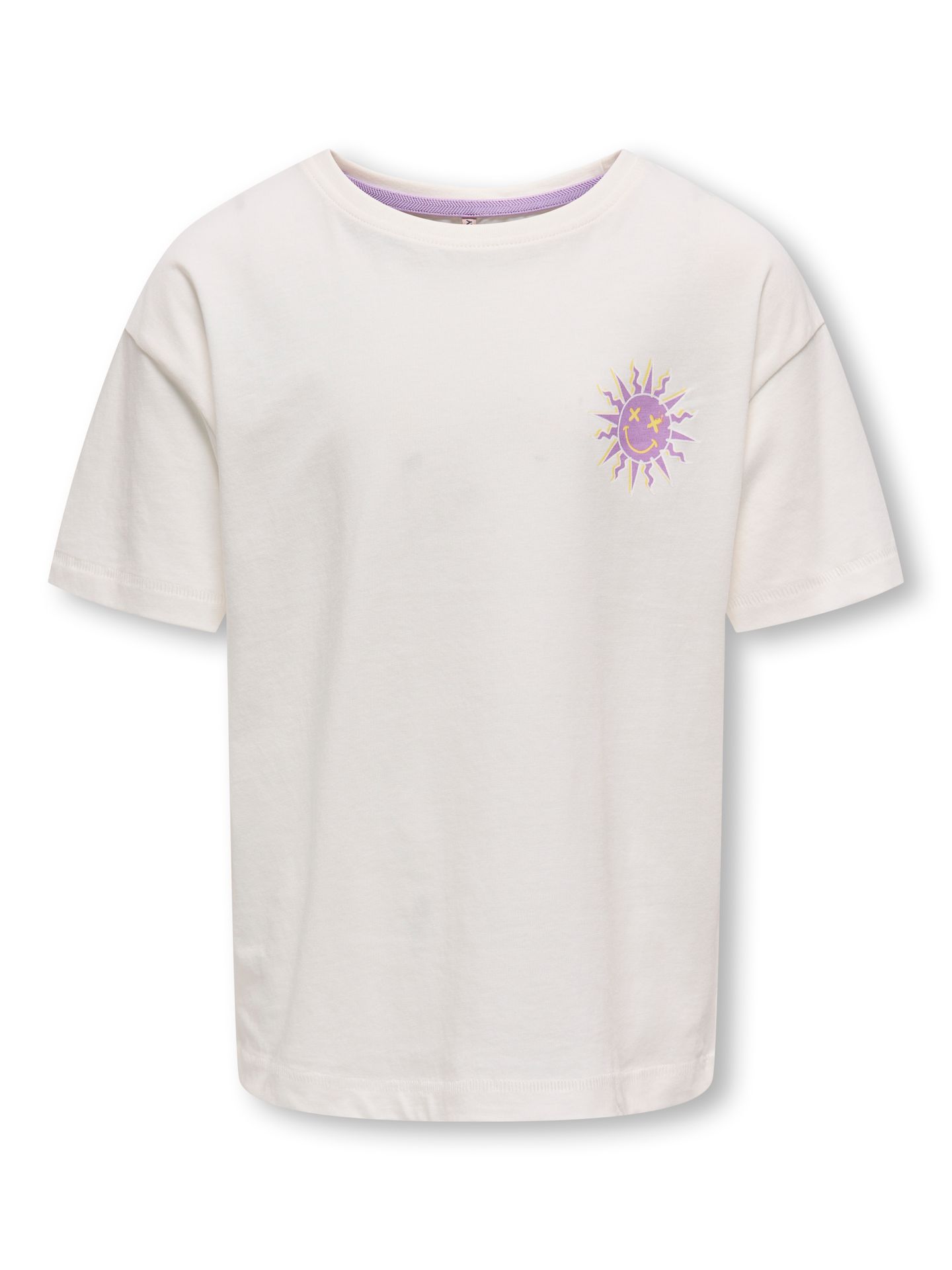 Only KOGJOY LIFE O-NECK SS TOP JRS Cloud Dancer/2024 BRODERIE ANGLAISE 00111369-EKA26011400000187