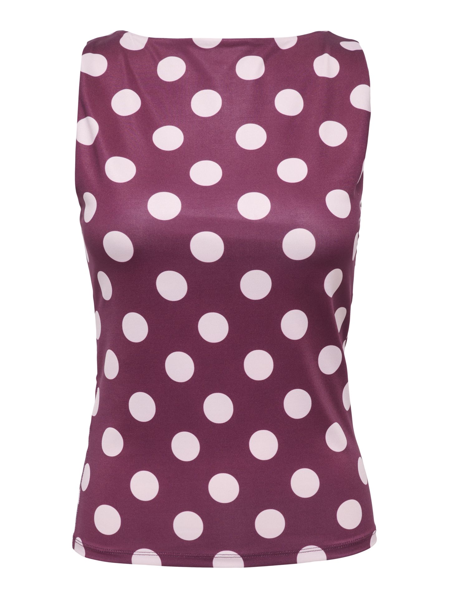 Only ONLLONE AOP LEO 2-WAY S/L TOP JRS Fig/PARFAIT PINK DOTS 2900171724041