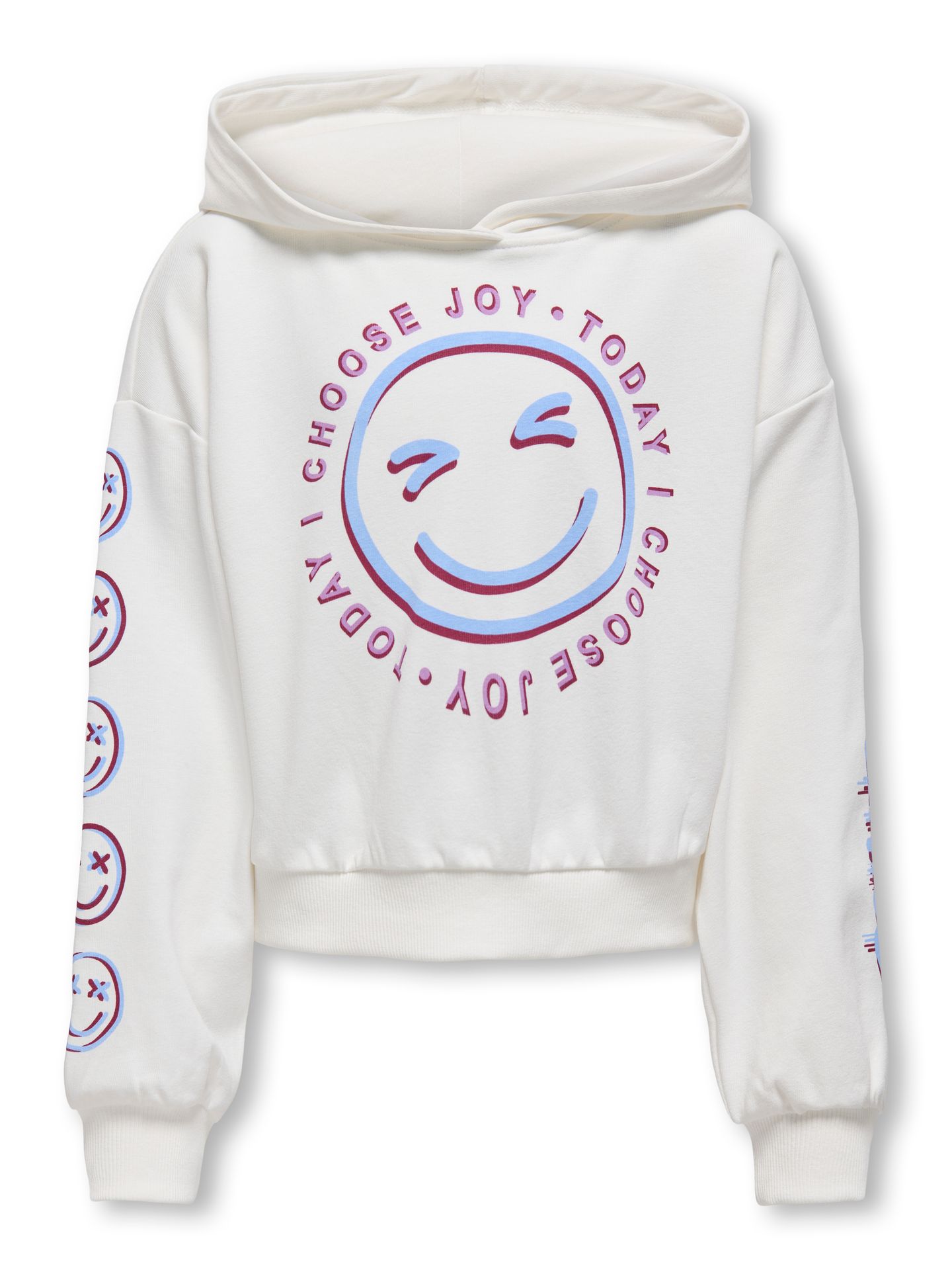 Only KOGSMILE LIFE L/S HOOD UB SWT NOOS Cloud Dancer/W. Lily Pad 2900152958014