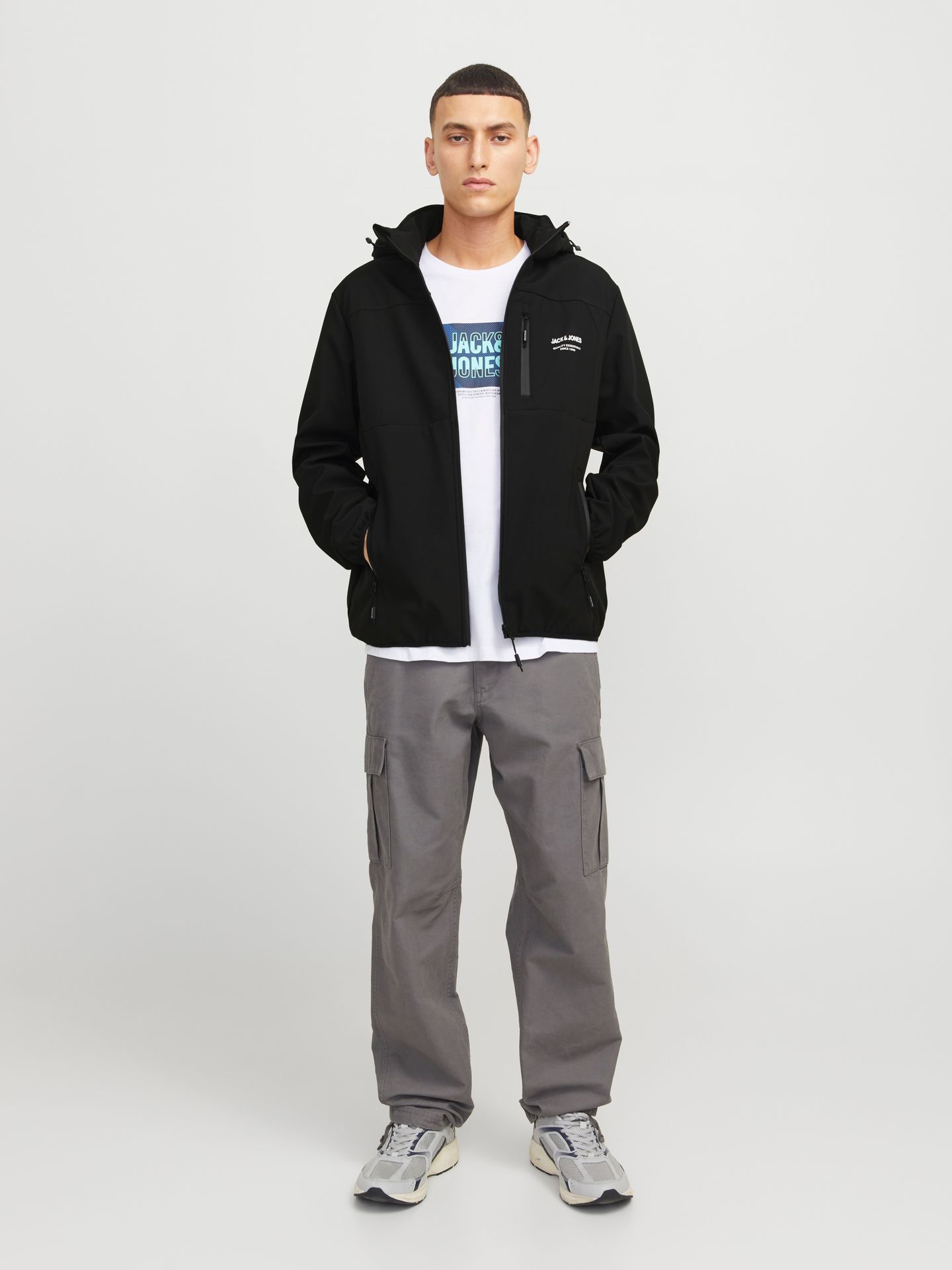Jack & Jones JJTHEO SOFTSHELL JACKET Black 2900152959042