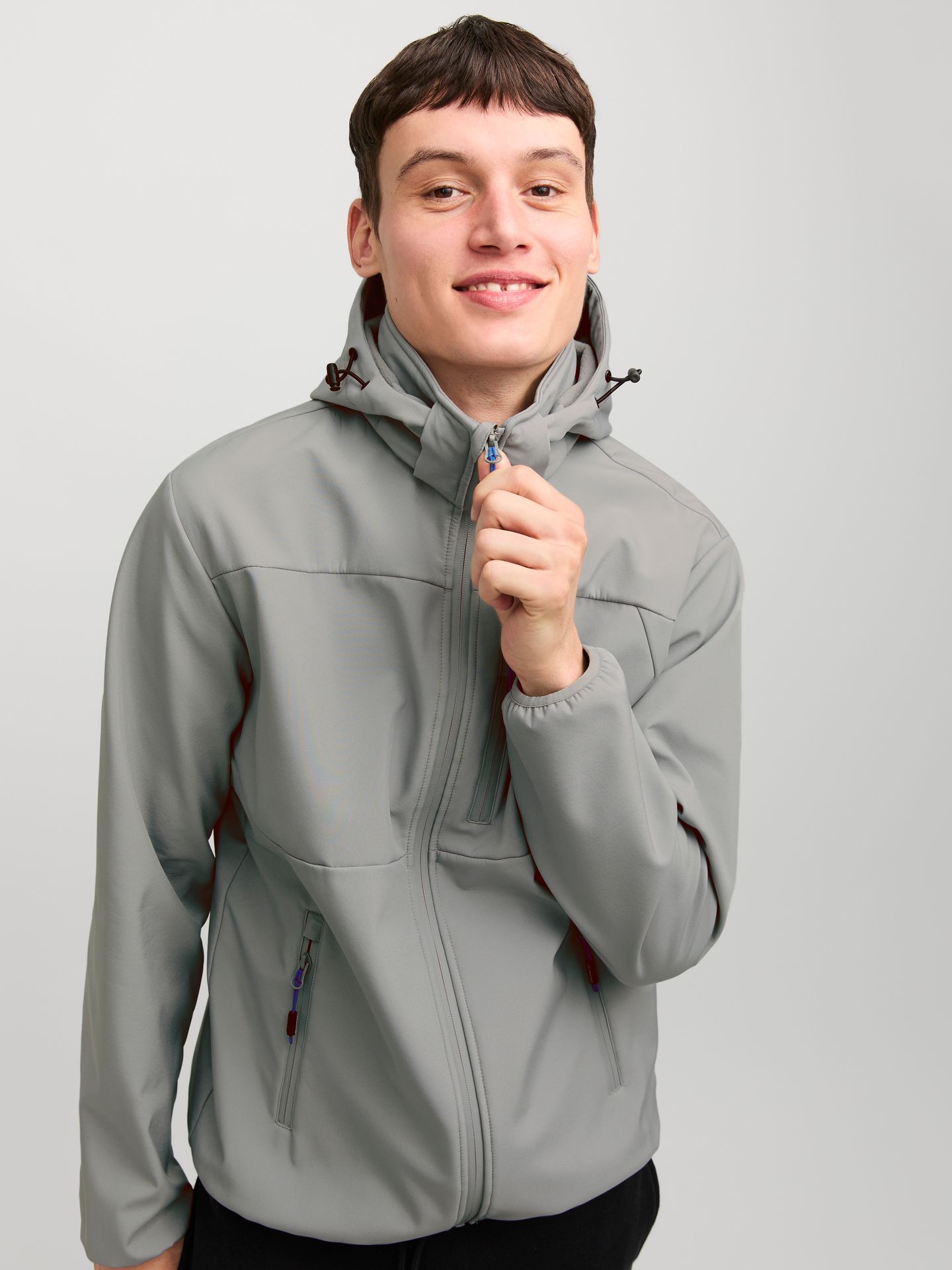 Jack & Jones JJTHEO SOFTSHELL JACKET Ultimate Grey 2900152960031
