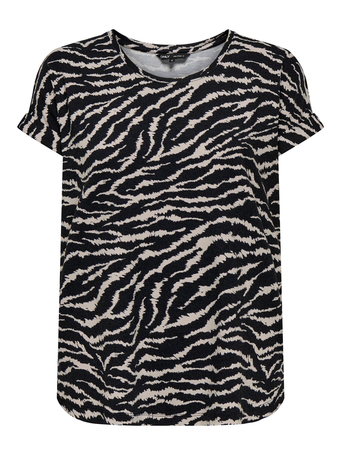 Only ONLMOSTER AOP S/S TOP NOOS JRS Cloud Dancer/ZEBRA 2900152978029