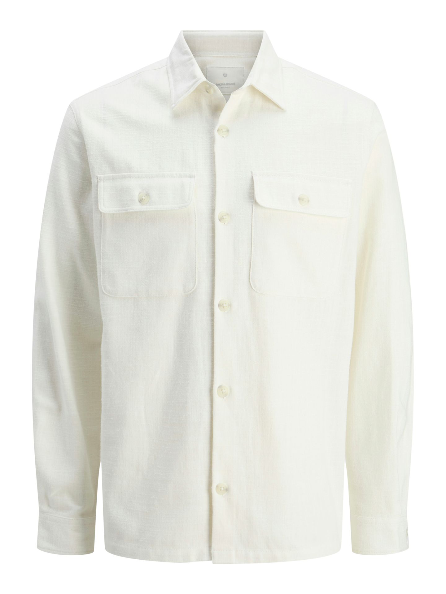 Jack & Jones JPRCCRAYMOND SPRING SOLID OVERSHIRT Cloud Dancer/COMFORT FIT 2900152990045