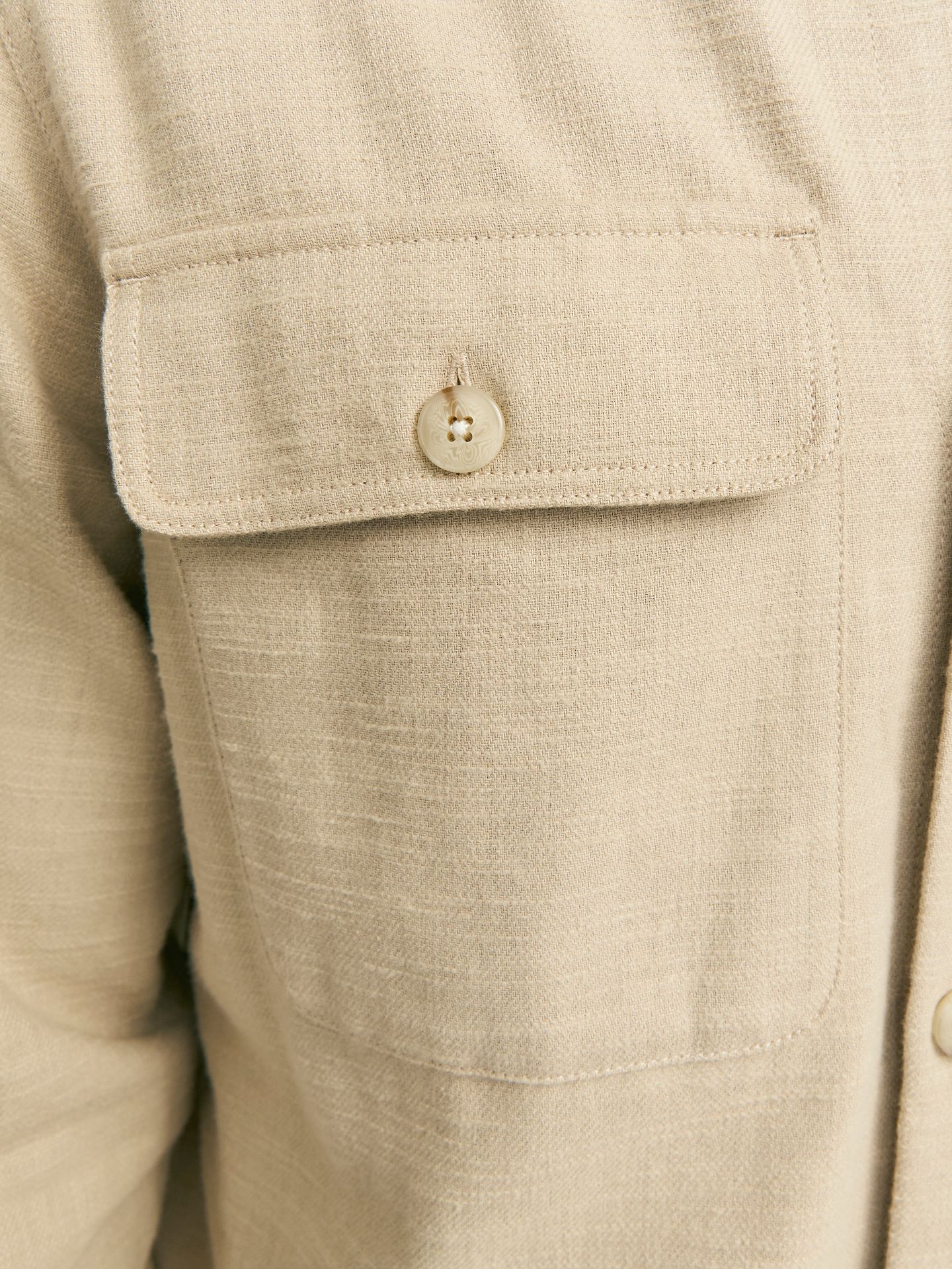 Jack & Jones JPRCCRAYMOND SPRING SOLID OVERSHIRT White Pepper/COMFORT FIT 2900152985010 Jack & Jones JPRCCRAYMOND SPRING SOLID OVERSHIRT White Pepper/COMFORT FIT 2900152985010