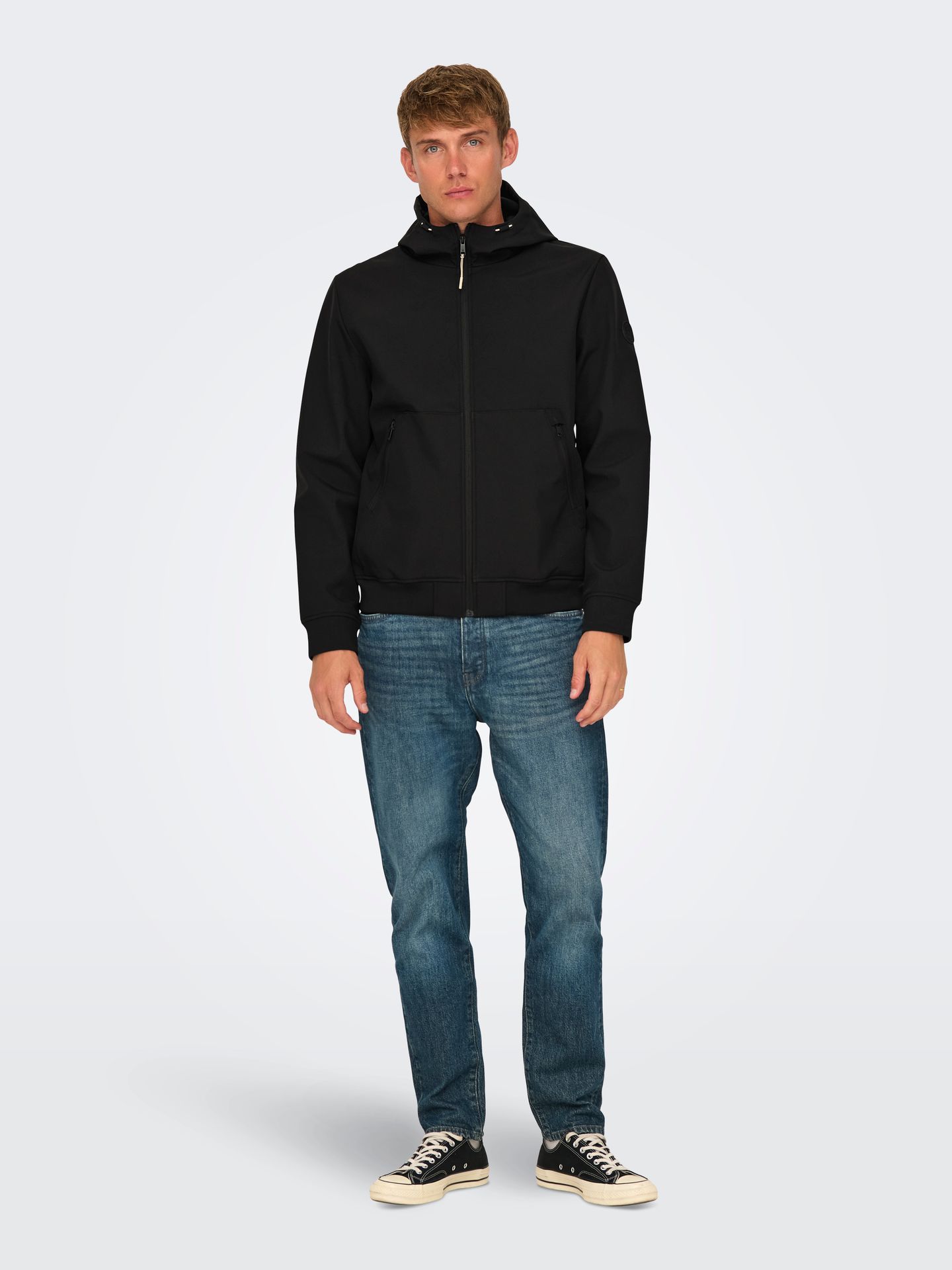 Only & Sons ONSBOWIE SOFTSHELL BOMBER NOOS Black 2900152988011