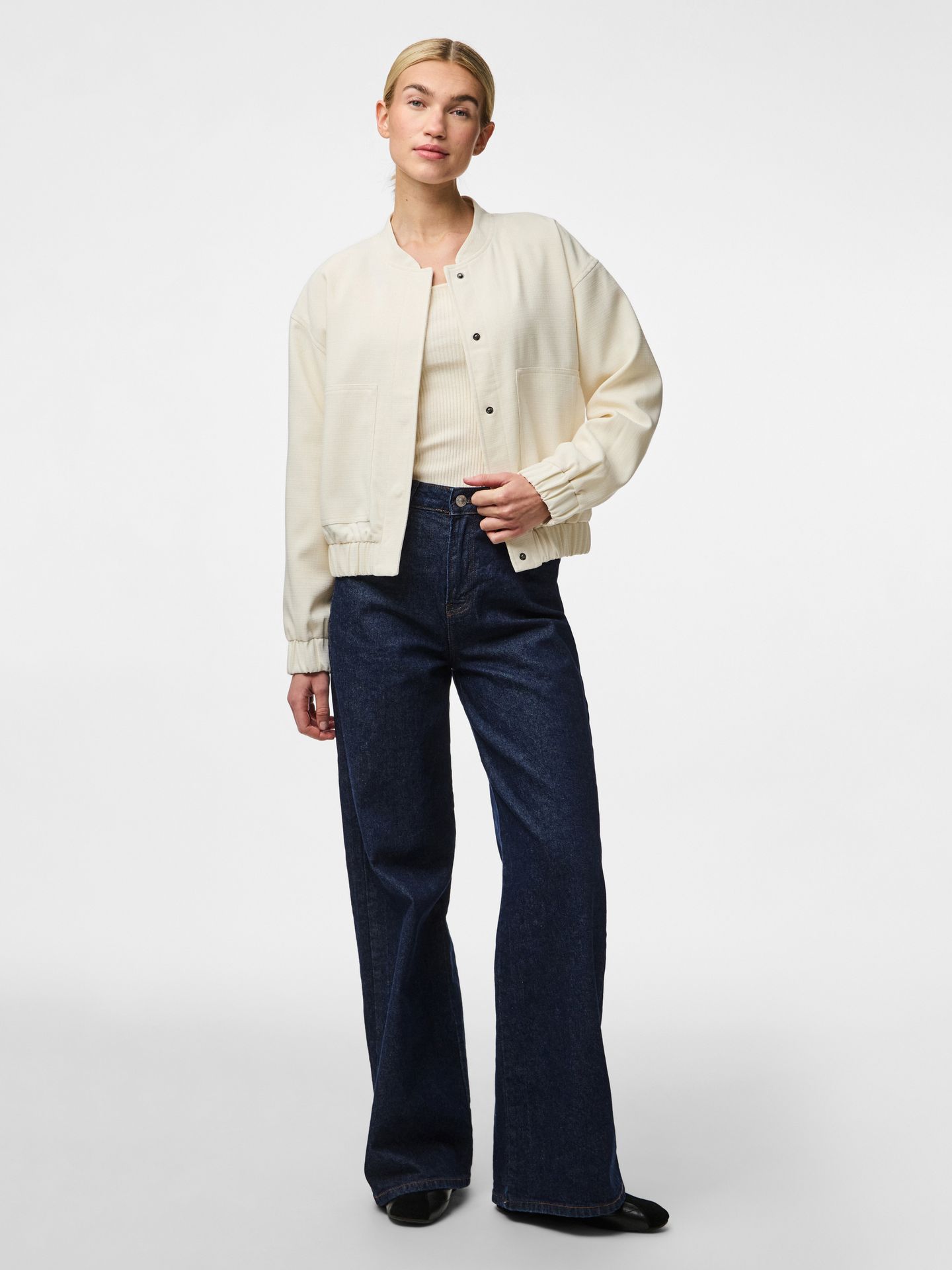 Pieces PCANNIE BOMBER NOOS BC Whisper White 2900152987014 Pieces PCANNIE BOMBER NOOS BC Whisper White 2900152987014