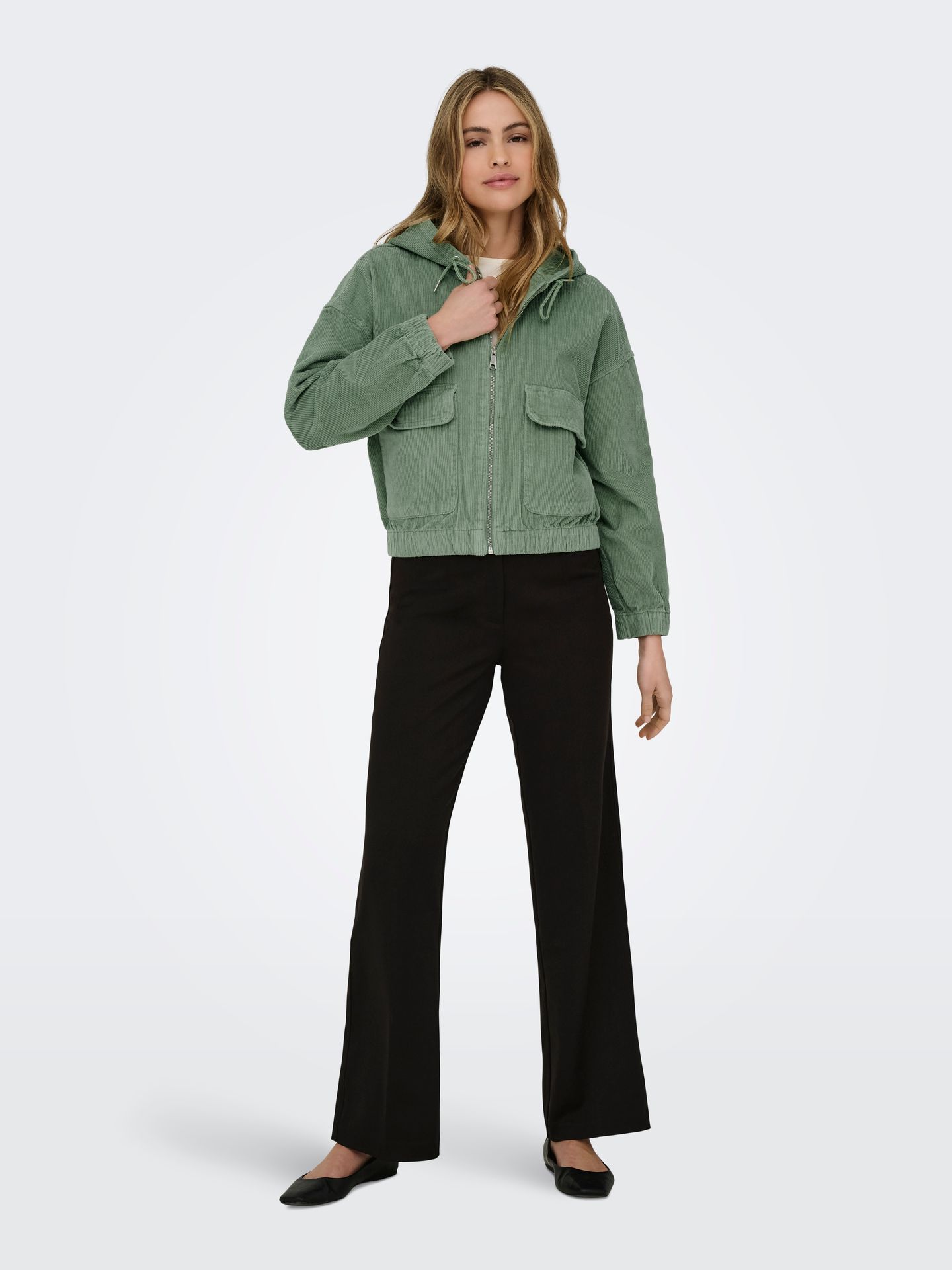 Only ONLKENZIE L/S CORD JACKET PNT NOOS Lily Pad 2900162623049