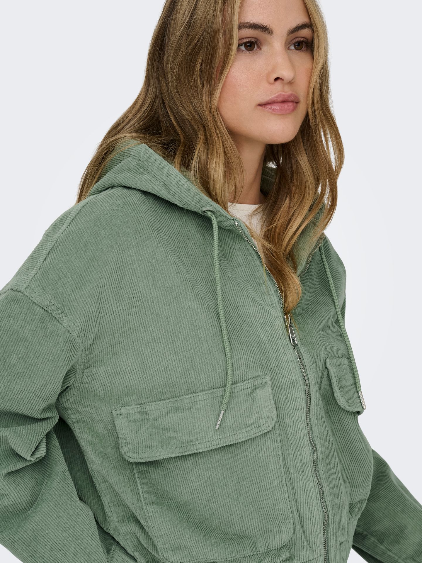 Only ONLKENZIE L/S CORD JACKET PNT NOOS Lily Pad 2900162623049