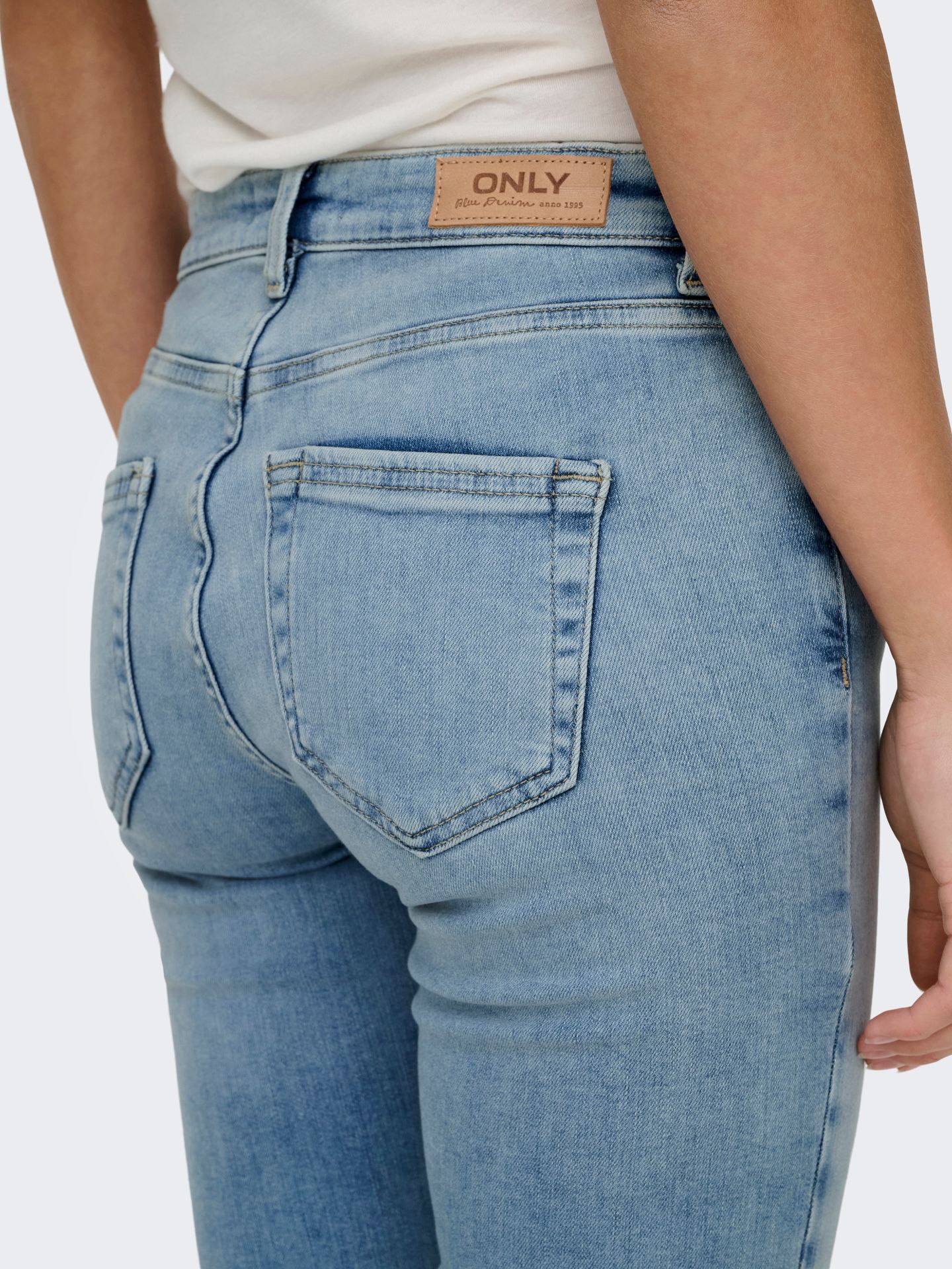 Only ONLBLUSH MID SKIN ANK RW DNM CRO349 Light Medium Blue Denim 2900152991158