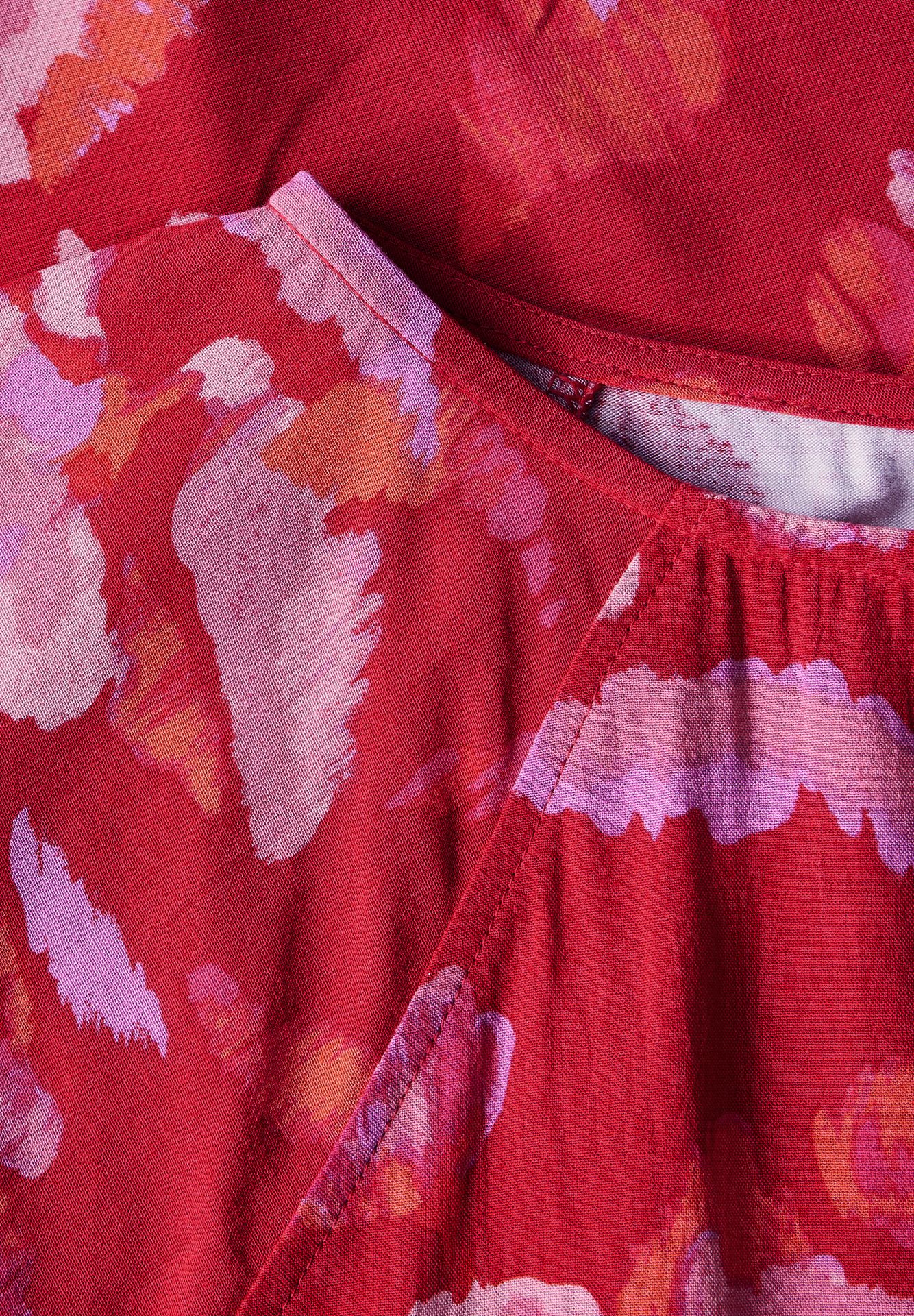 Street-One A323168 printed mat-mix shirt glory red 2900153171030