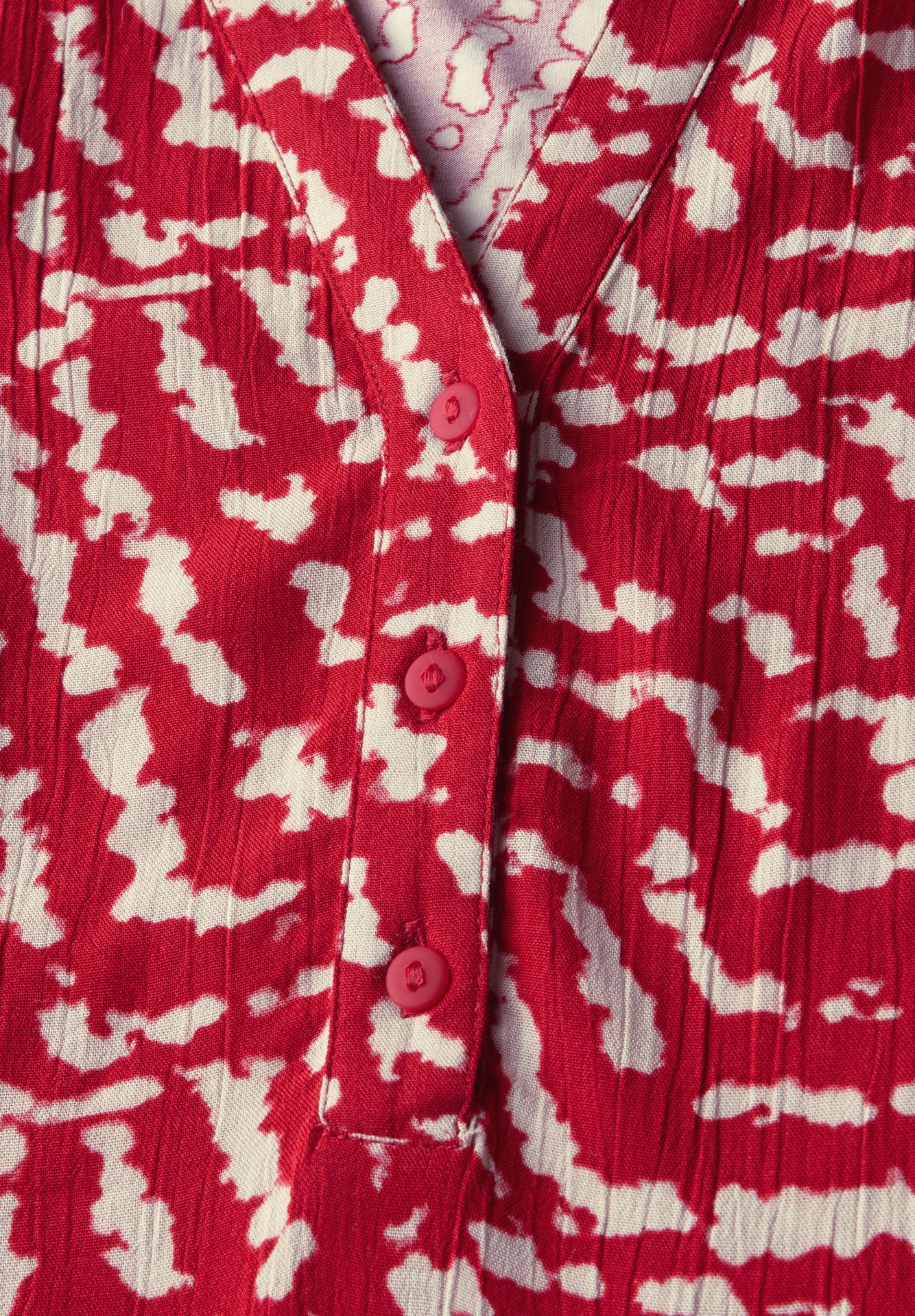 Street-One A323169 printed mat-mix shirt w.but glory red 2900153173027