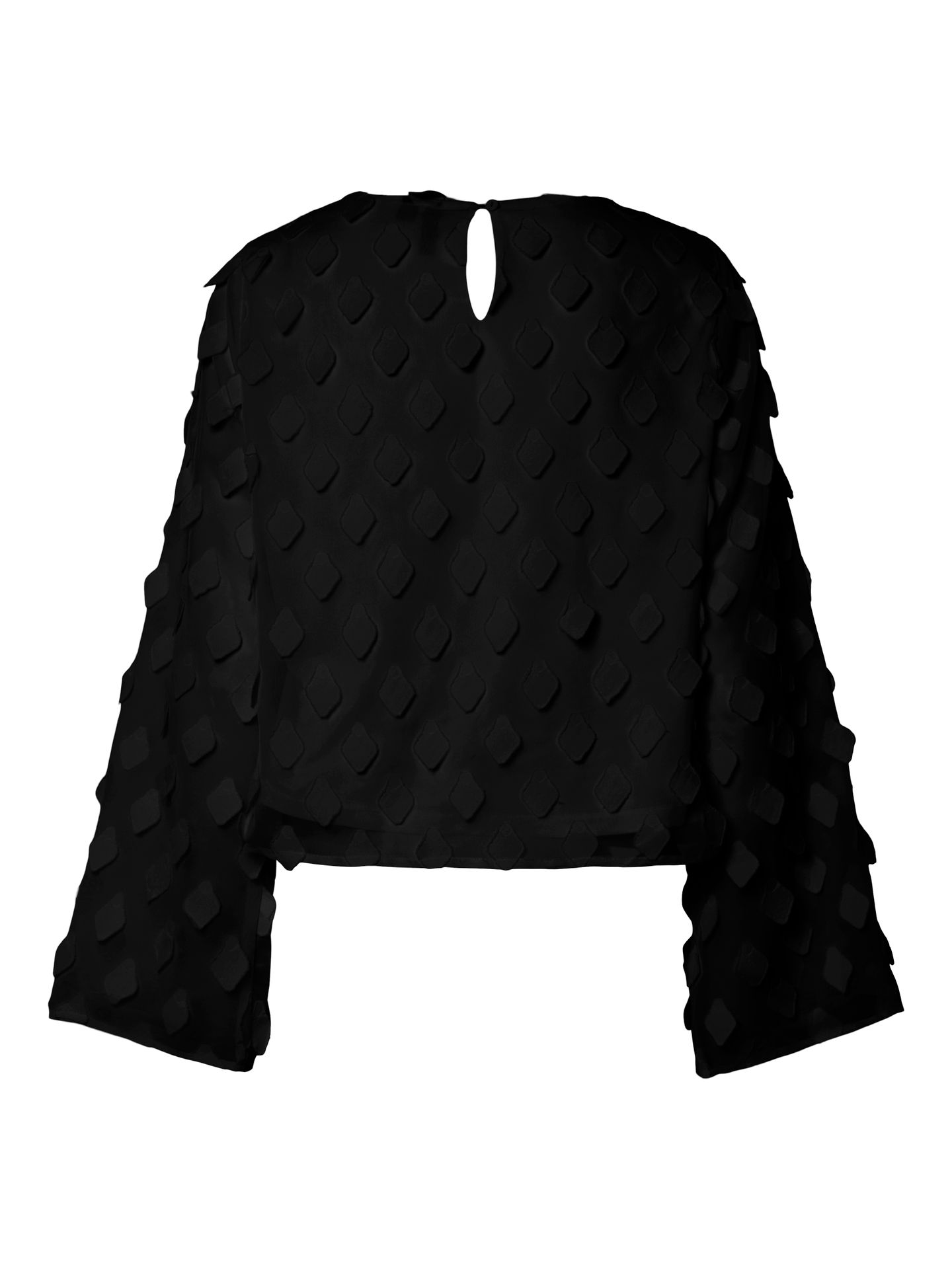 Pieces PCDIVAH LS O-NECK TOP WVN D2D Black 2900153246059 Pieces PCDIVAH LS O-NECK TOP WVN D2D Black 2900153246059