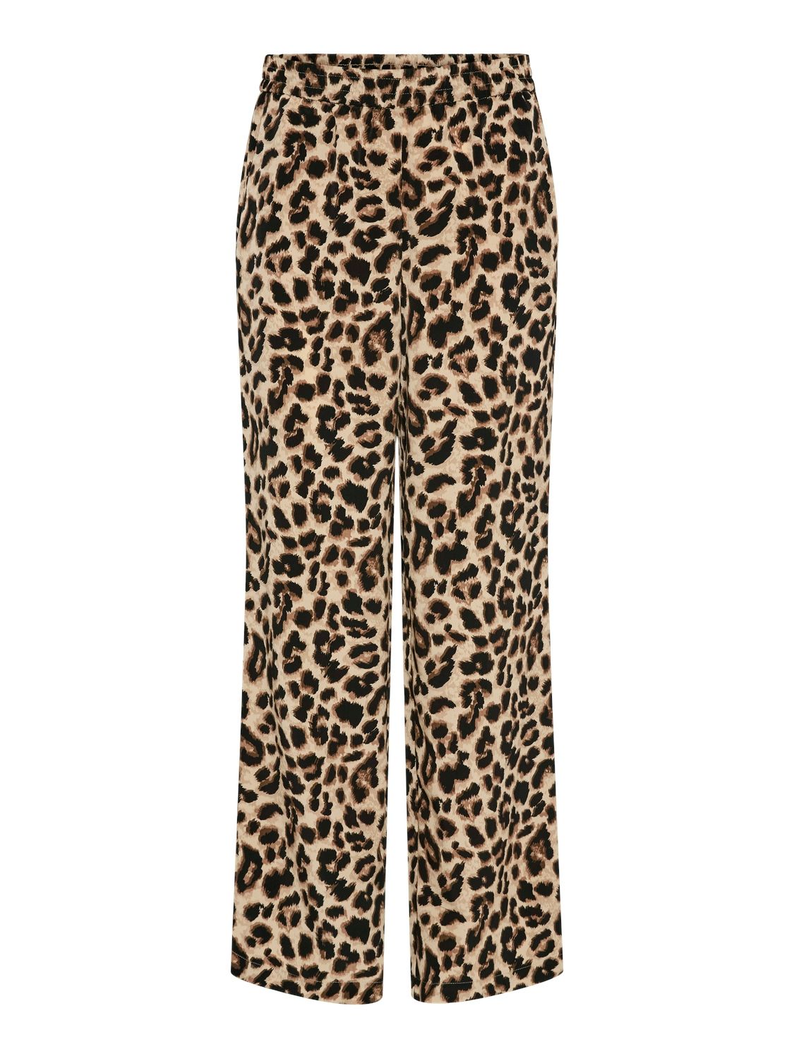 Pieces PCJULINA MW WIDE PANTS MM WVN Black/leo 2900153249012
