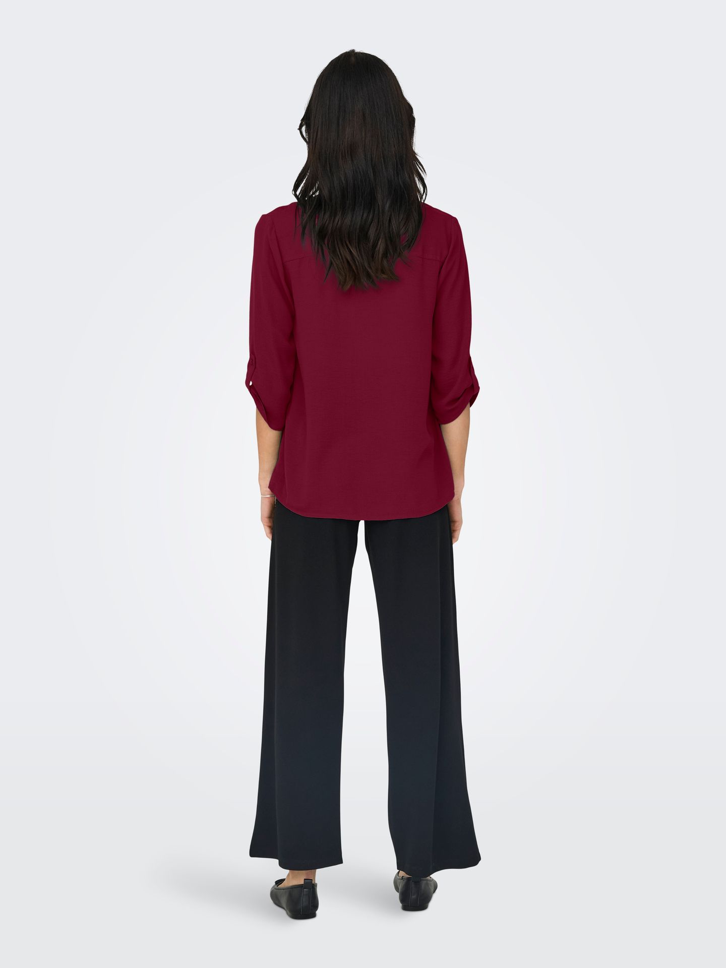 JDY JDYDIVYA LIFE 3/4 TOP WVN NOOS Cabernet 2900157618036