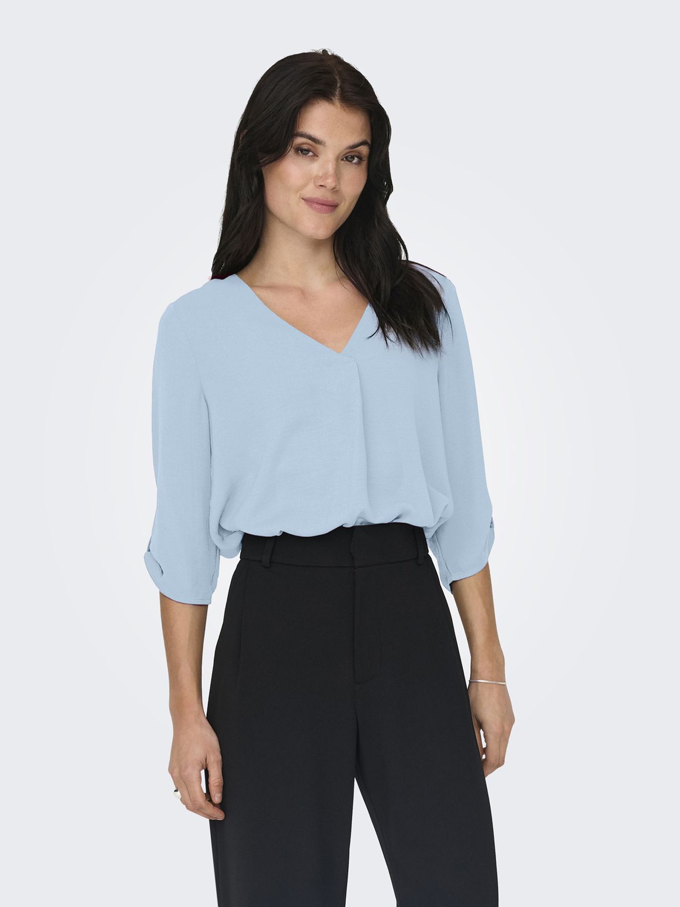 JDY JDYDIVYA LIFE 3/4 TOP WVN NOOS Cerulean 00111519-EKA26011400003185