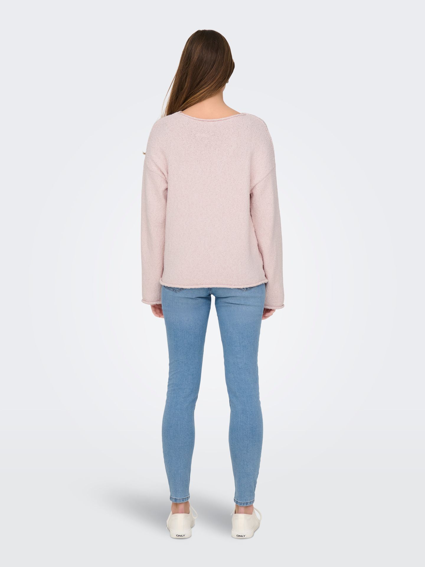 Only ONLALVILDA LS O-NECK CC KNT Rose Smoke 2900153261021