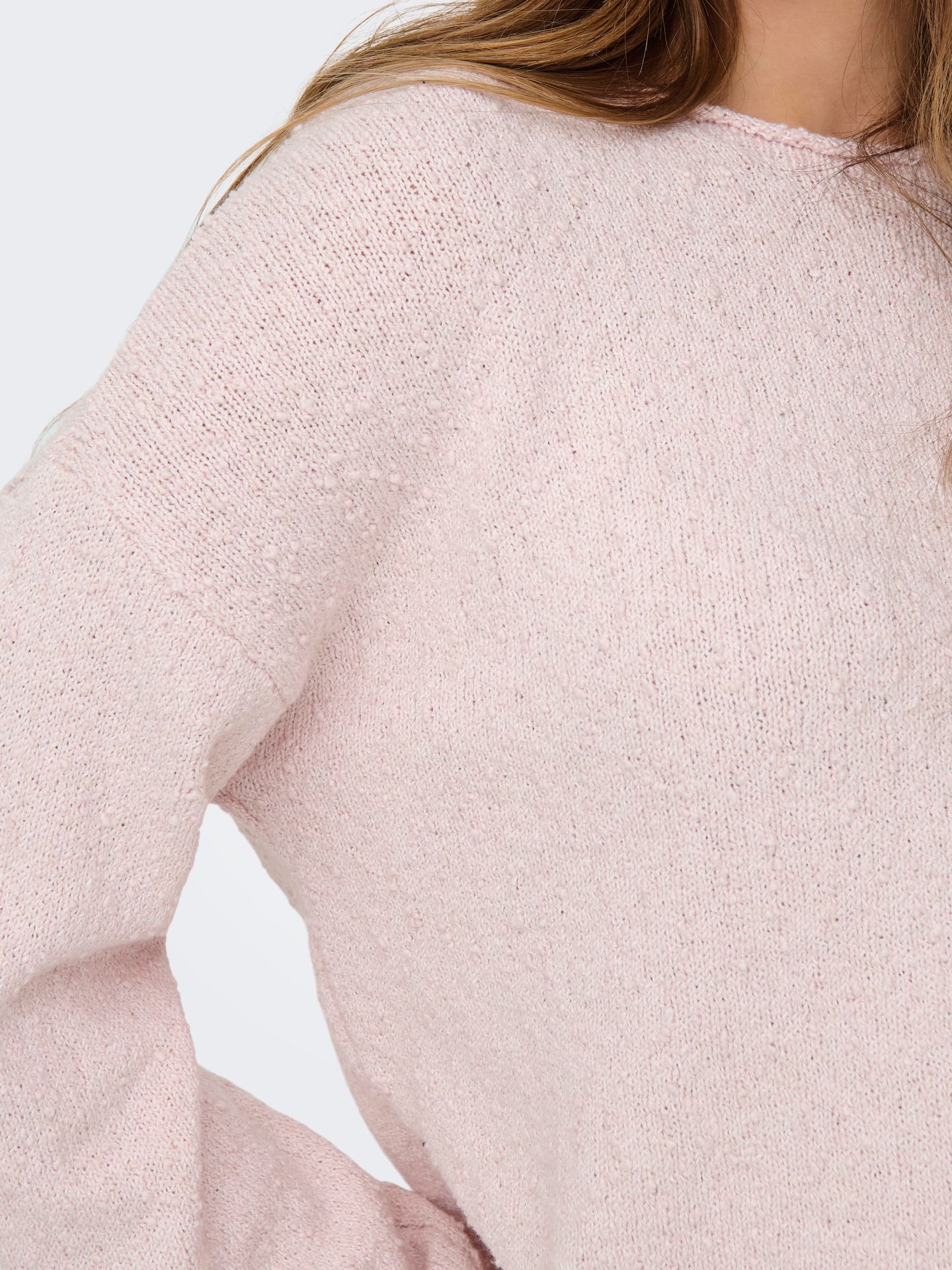 Only ONLALVILDA LS O-NECK CC KNT Rose Smoke 2900153261021