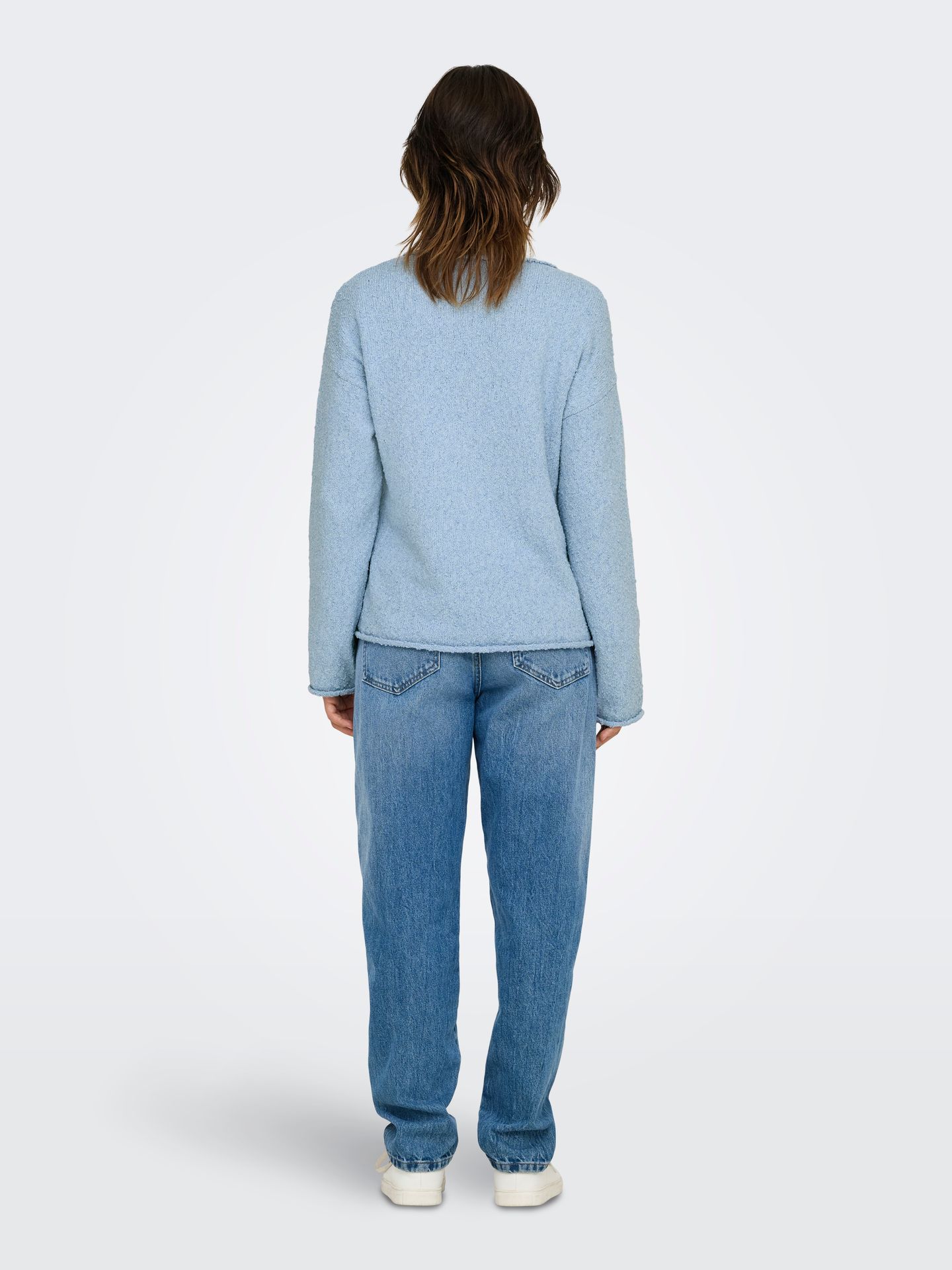 Only ONLALVILDA LS O-NECK CC KNT Soft Chambray 2900153260031