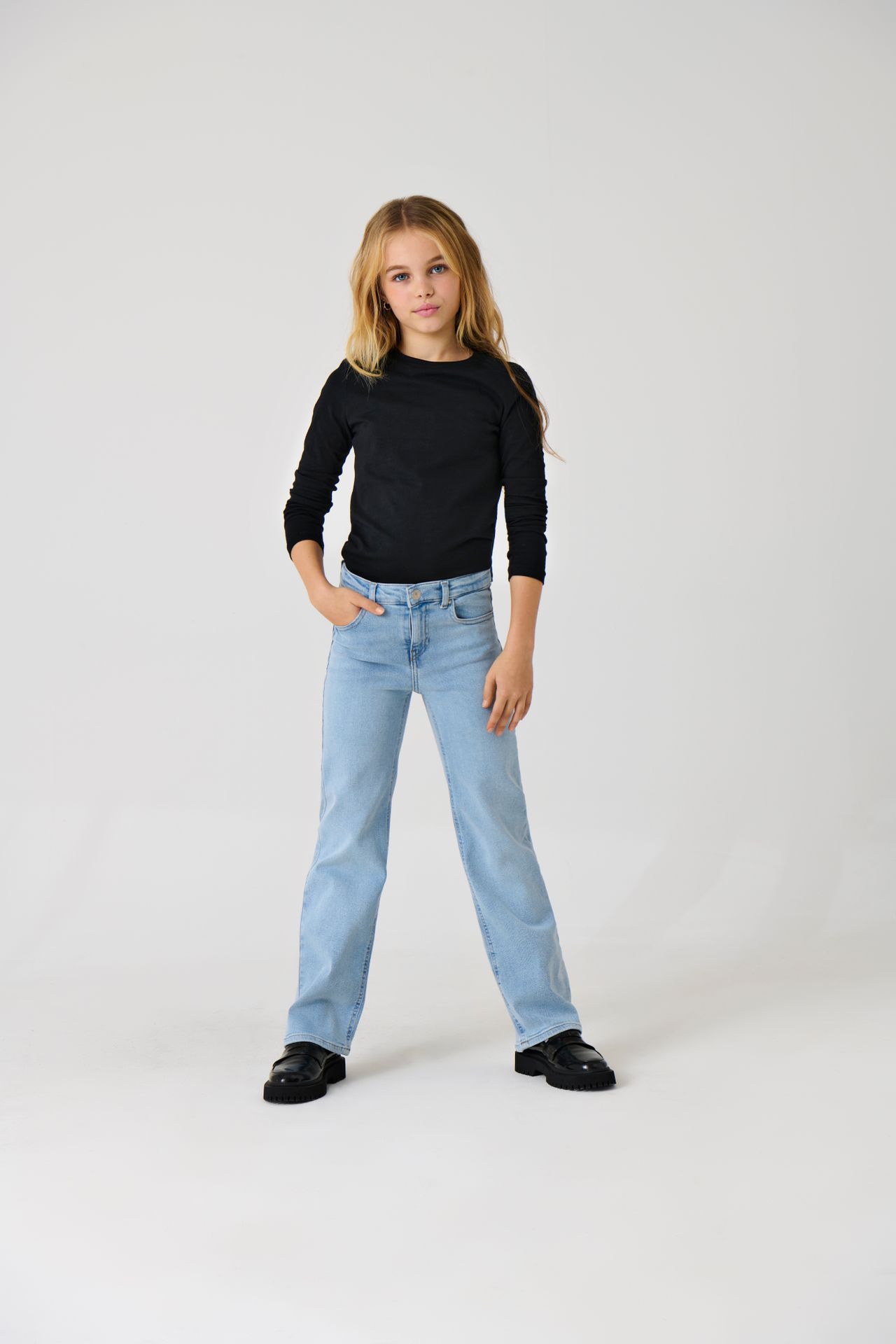 Only KOGJUICY LIFE WIDE LEG DNM DIA547 N Light Blue Denim 2900153291035