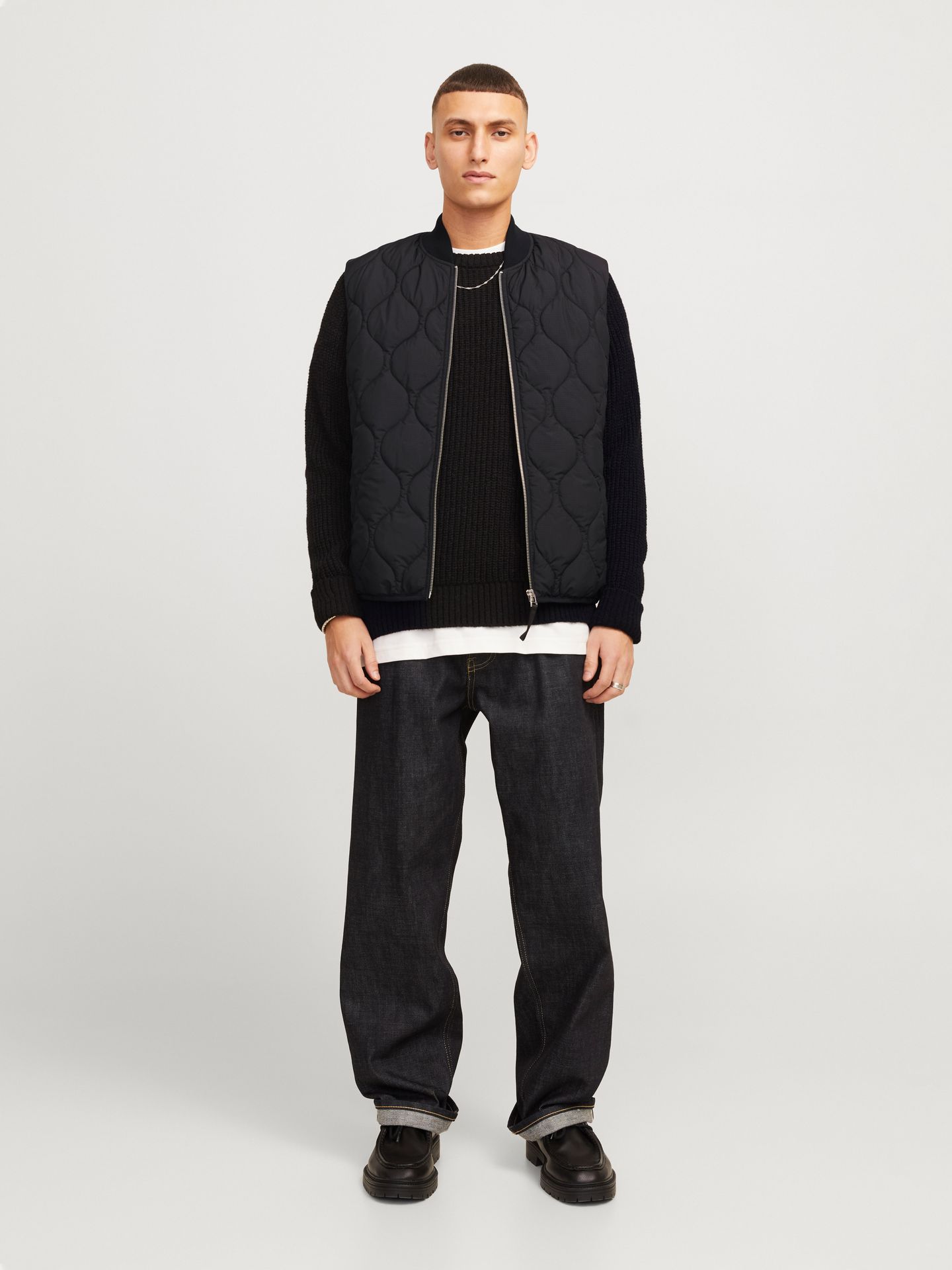 Jack & Jones JJKODA LINER VEST Black 2900153328021