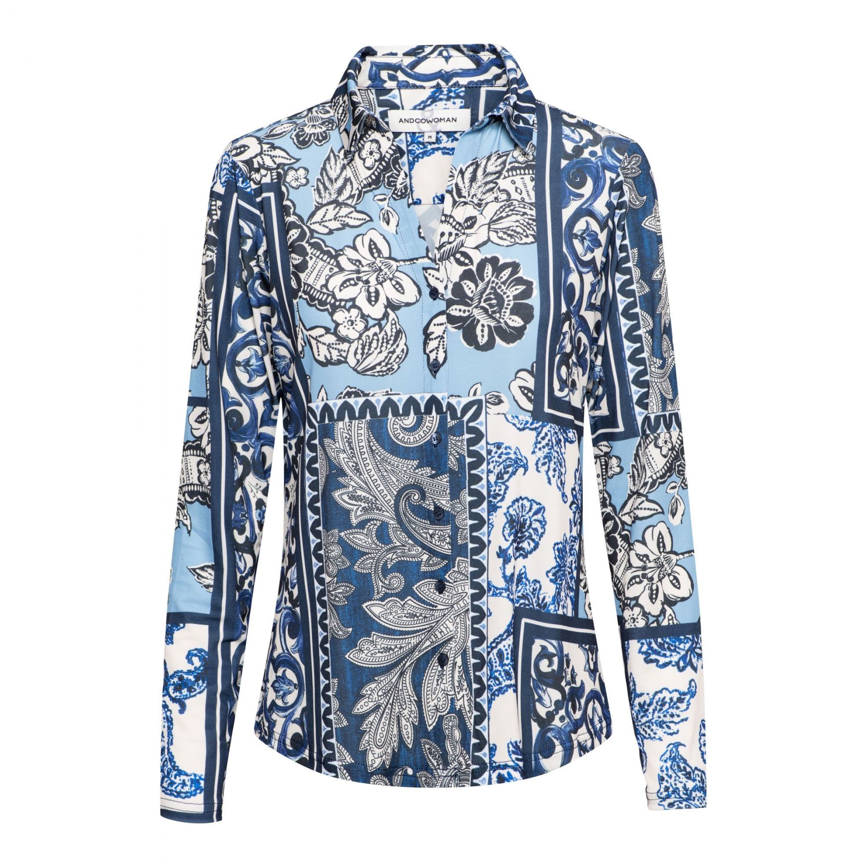 &Co Woman VAYEN PAISLEY PATCHW 51076 bi-indigo multi 00111578-EKA26007600000127