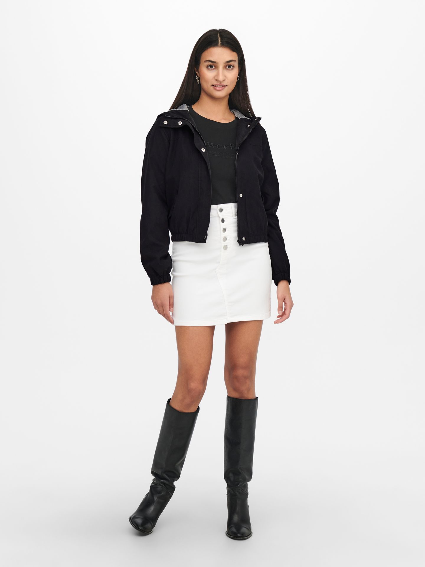 JDY JDYHAZEN SHINE JACKET OTW YFM NOOS Black/Liatris glitter 2900162621069