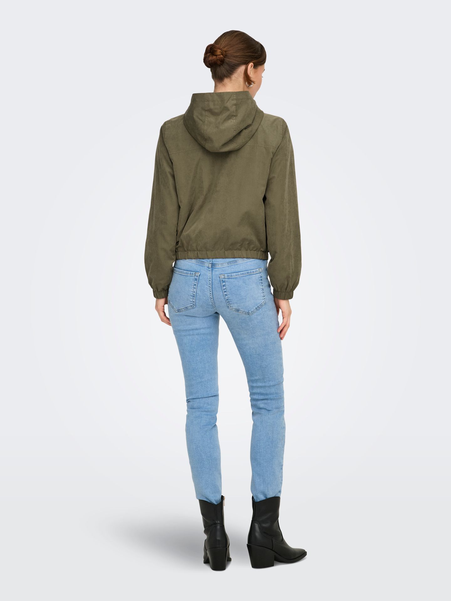 JDY JDYHAZEN SHINE JACKET OTW YFM NOOS Capers/WHITE/CAPERS HOOD LINING 2900162622028