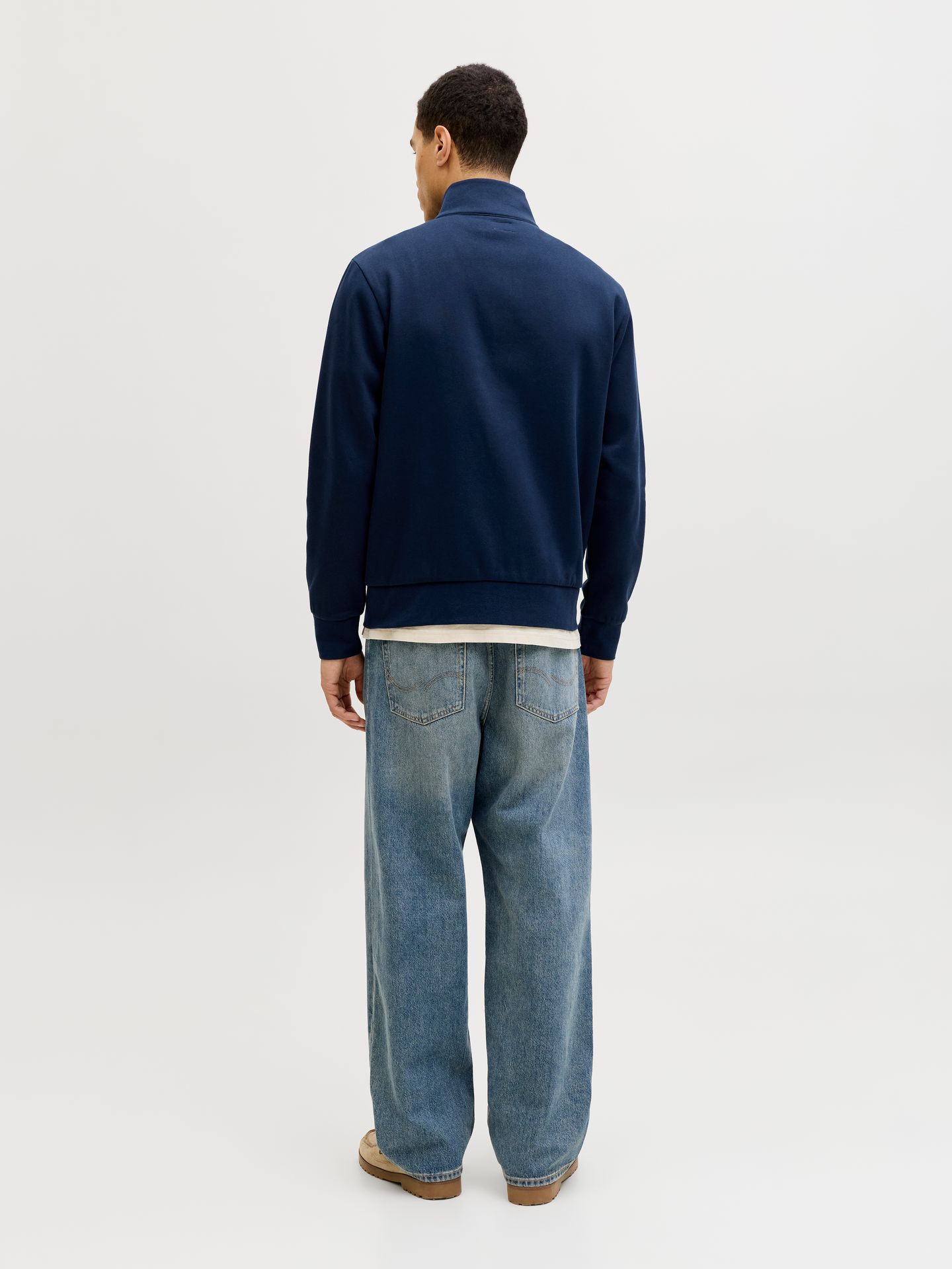 Jack & Jones JPRBLUFRANKIE SWEAT ZIP HIGH NECK Pageant Blue 2900162639019