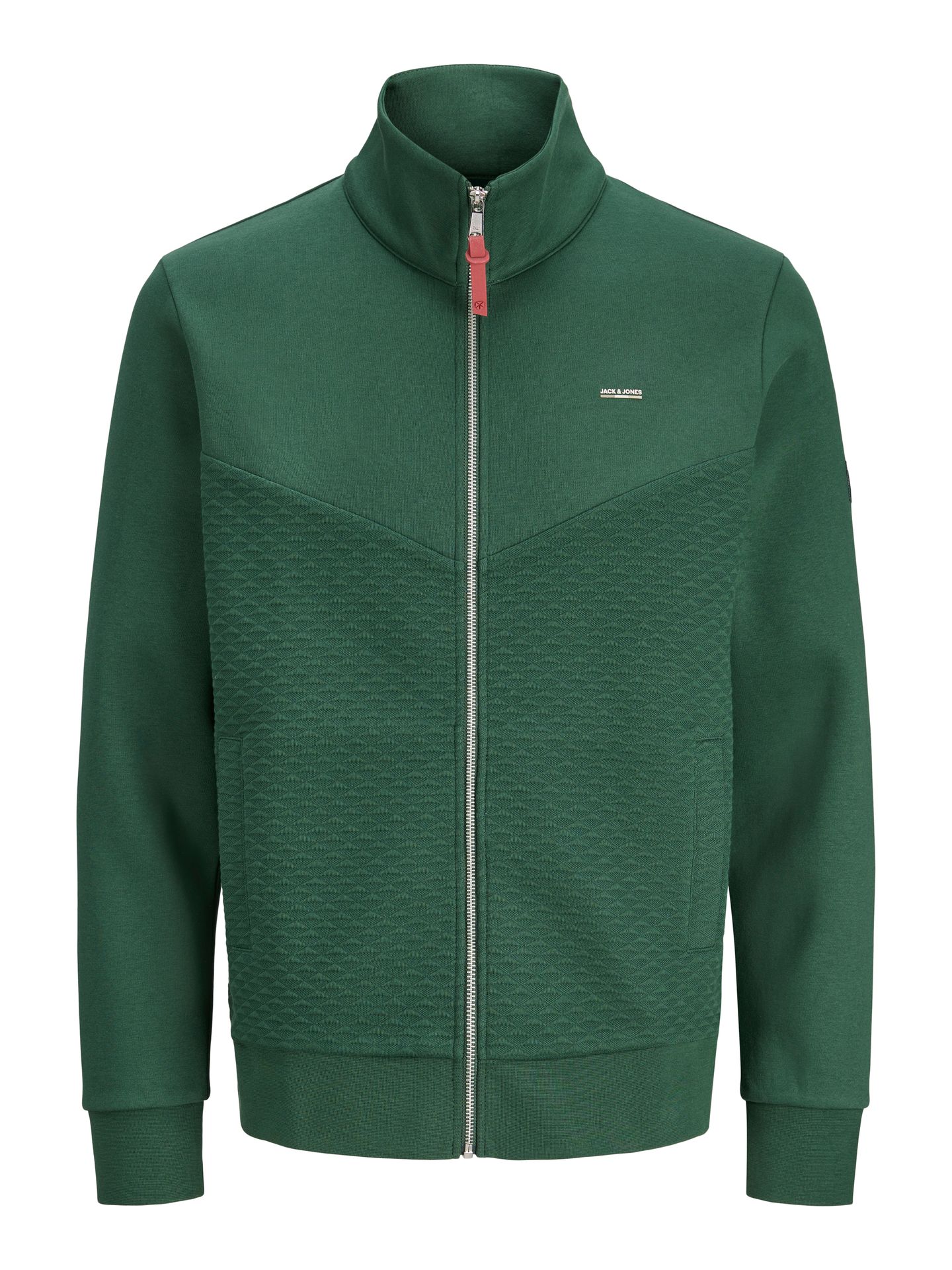Jack & Jones JPRBLUFRANKIE SWEAT ZIP HIGH NECK Pineneedle 00111589-EKA26011400003651