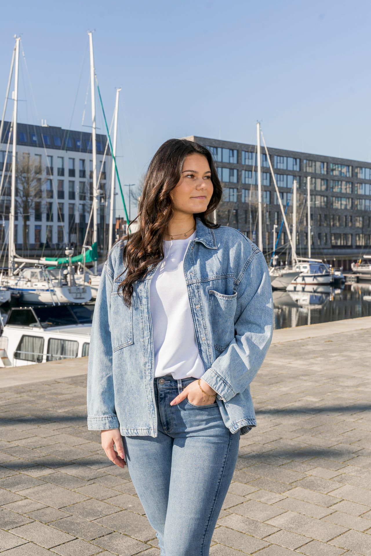 Only ONLEMMIE L/S SHIRT MB DNM AZ NOOS Light Blue Denim 2900153403032