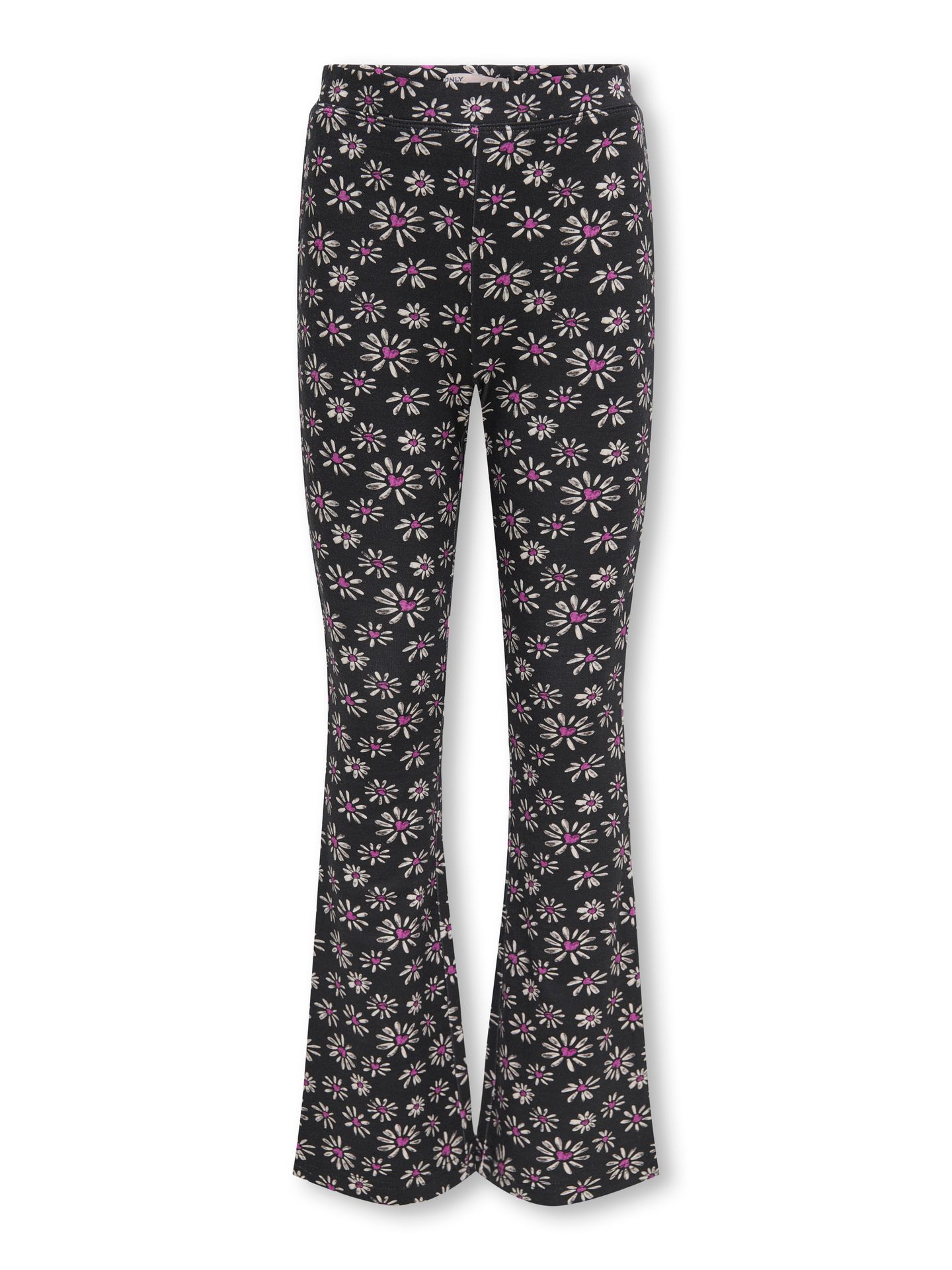 Only KOGPAIGE FLARED AOP PANT CS PNT Black/Flower Cattleya 00111597-EKA26011400000083