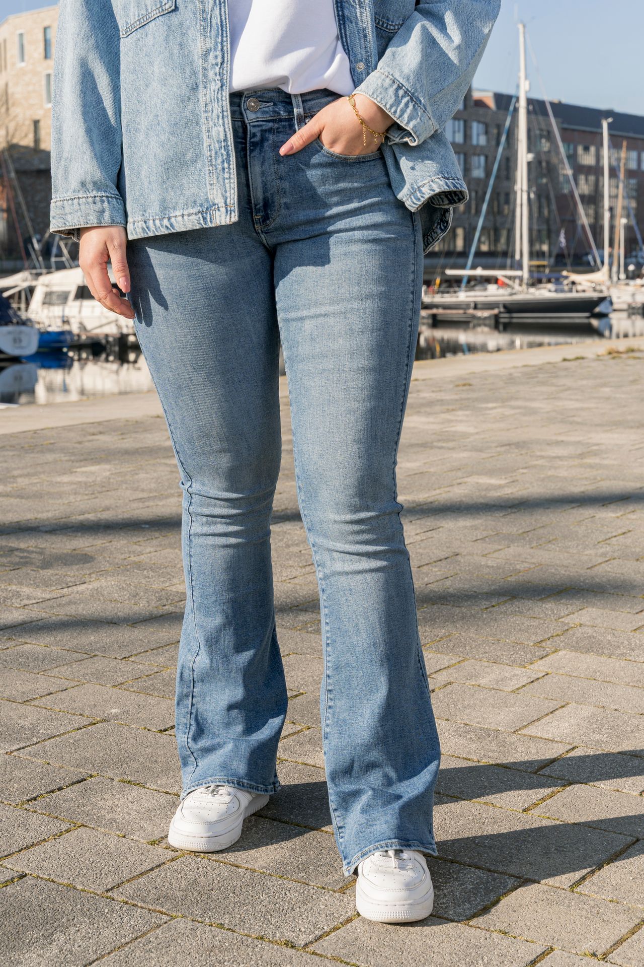 G-star Raw 3301 Flare Wmn H280 faded icy blue 2900153423610