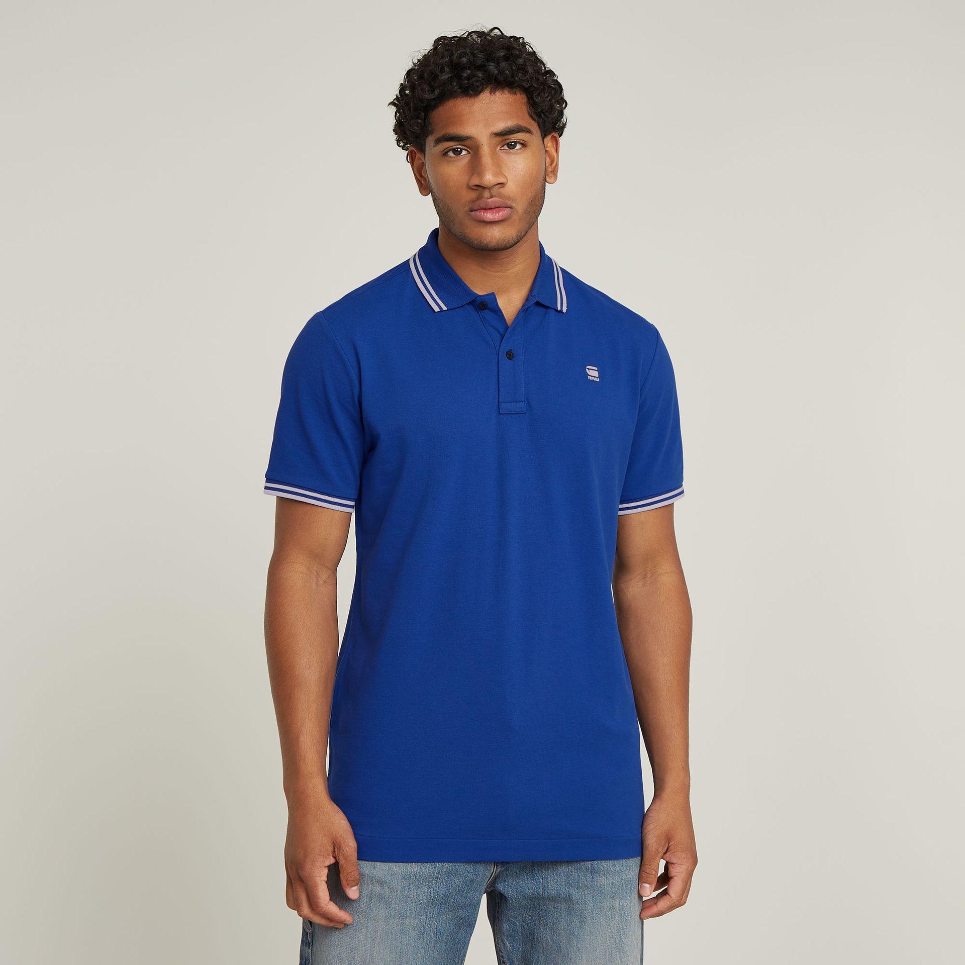 G-star Raw Dunda slim stripe polo s\s 1235 pilot 2900153441041