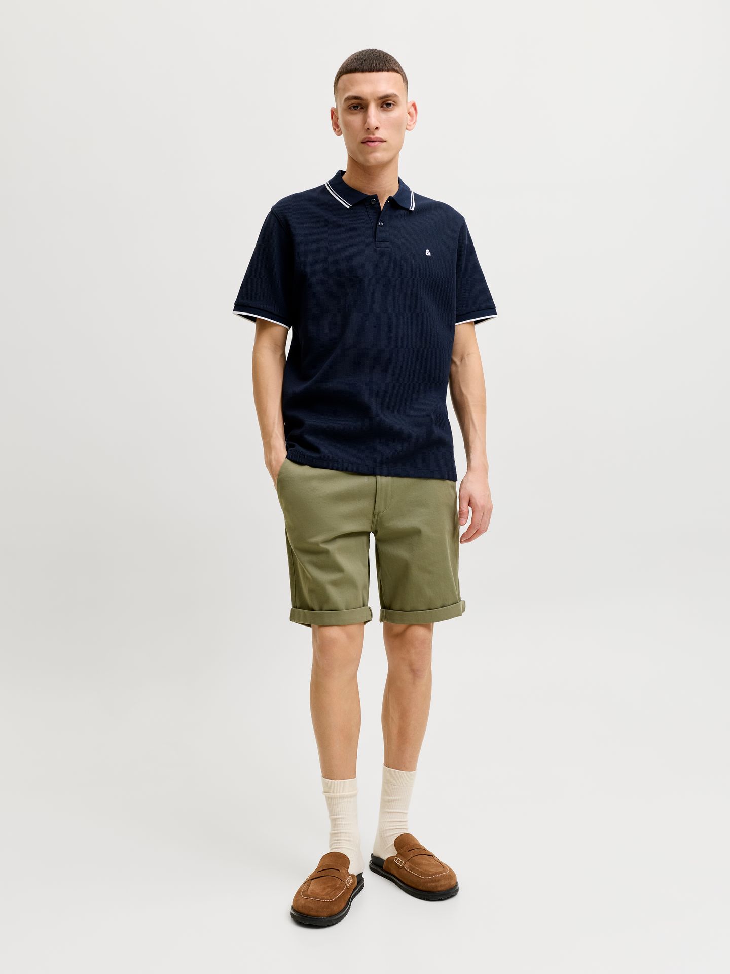 Jack & Jones JJEAUSTIN POLO SS NOOS Sky Captain/Play 2900153446015