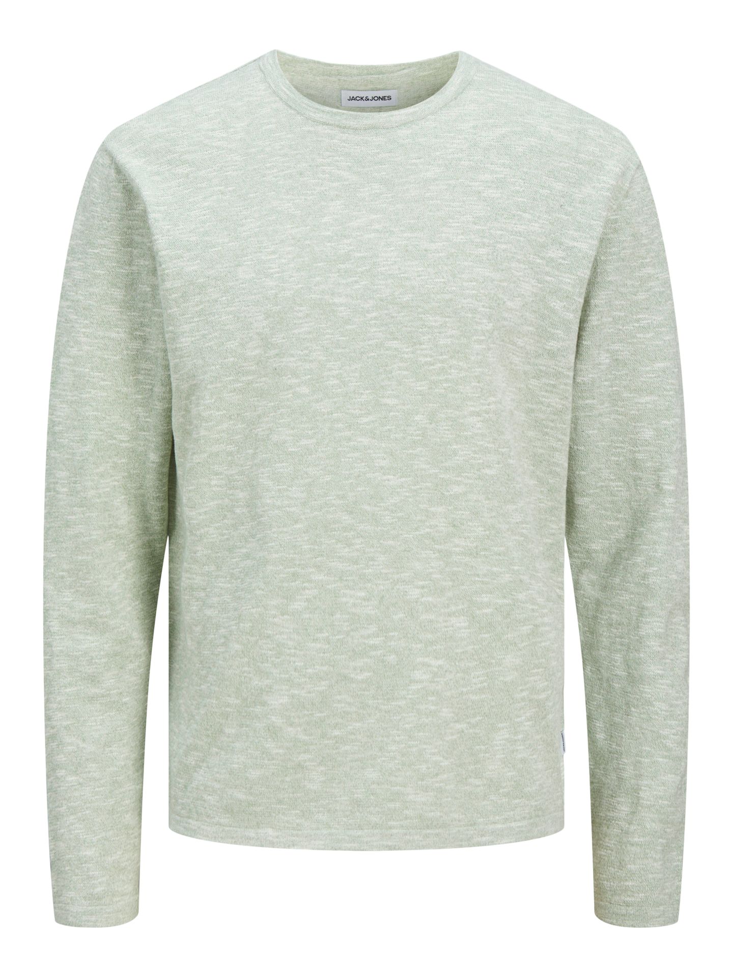 Jack & Jones JJESUMMER KNIT CREW NECK SN Iceberg Green/w. White 00111634-EKA26011400002647