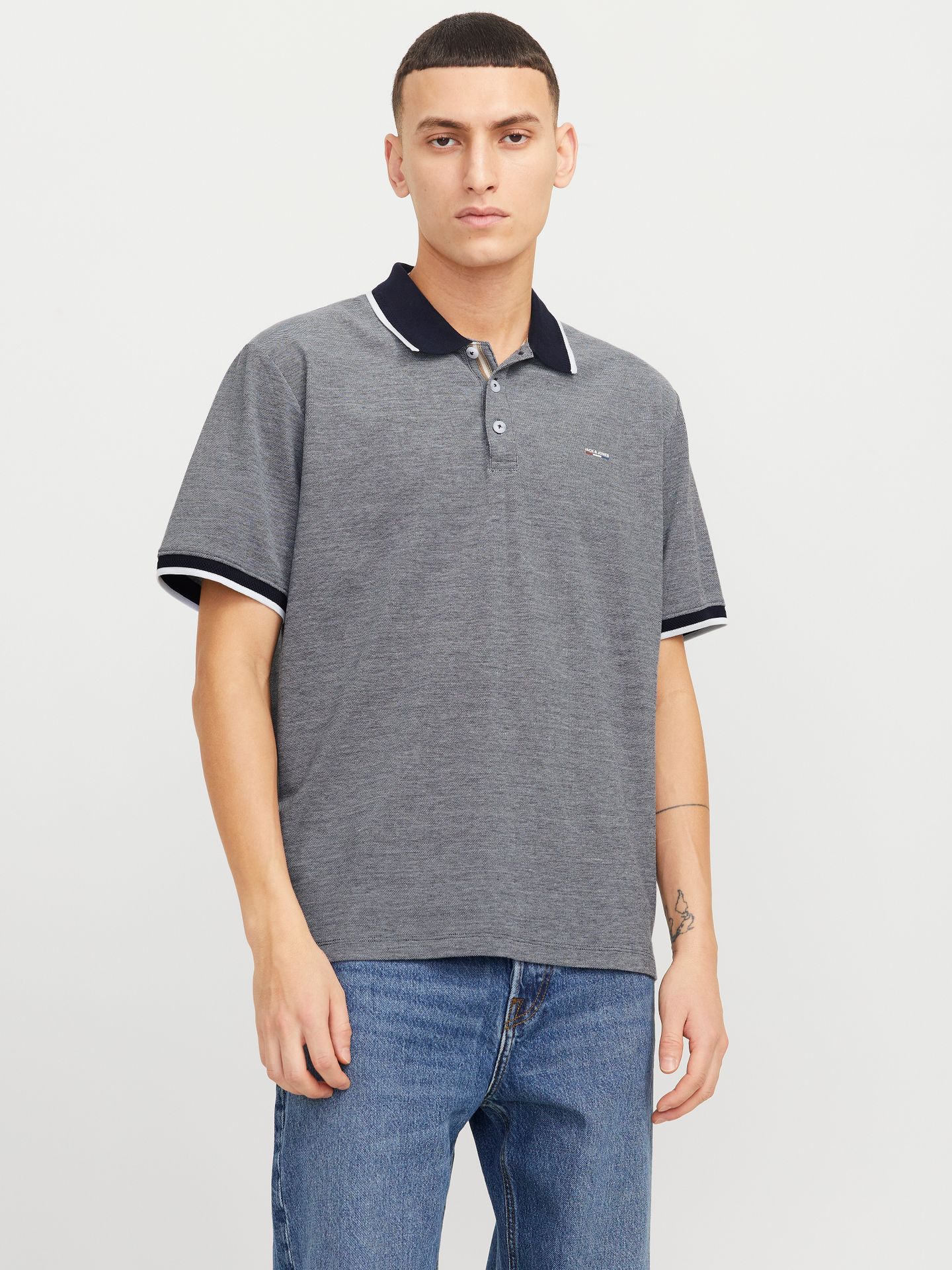 Jack & Jones JPRBLUALVES SS POLO SN Maritime Blue 2900153477057