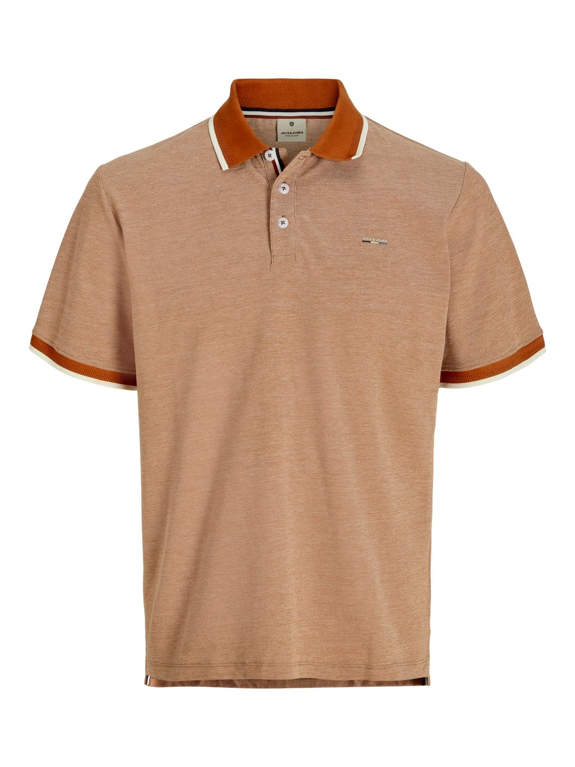 Jack & Jones JPRBLUALVES SS POLO SN Bombay Brown 2900153478023